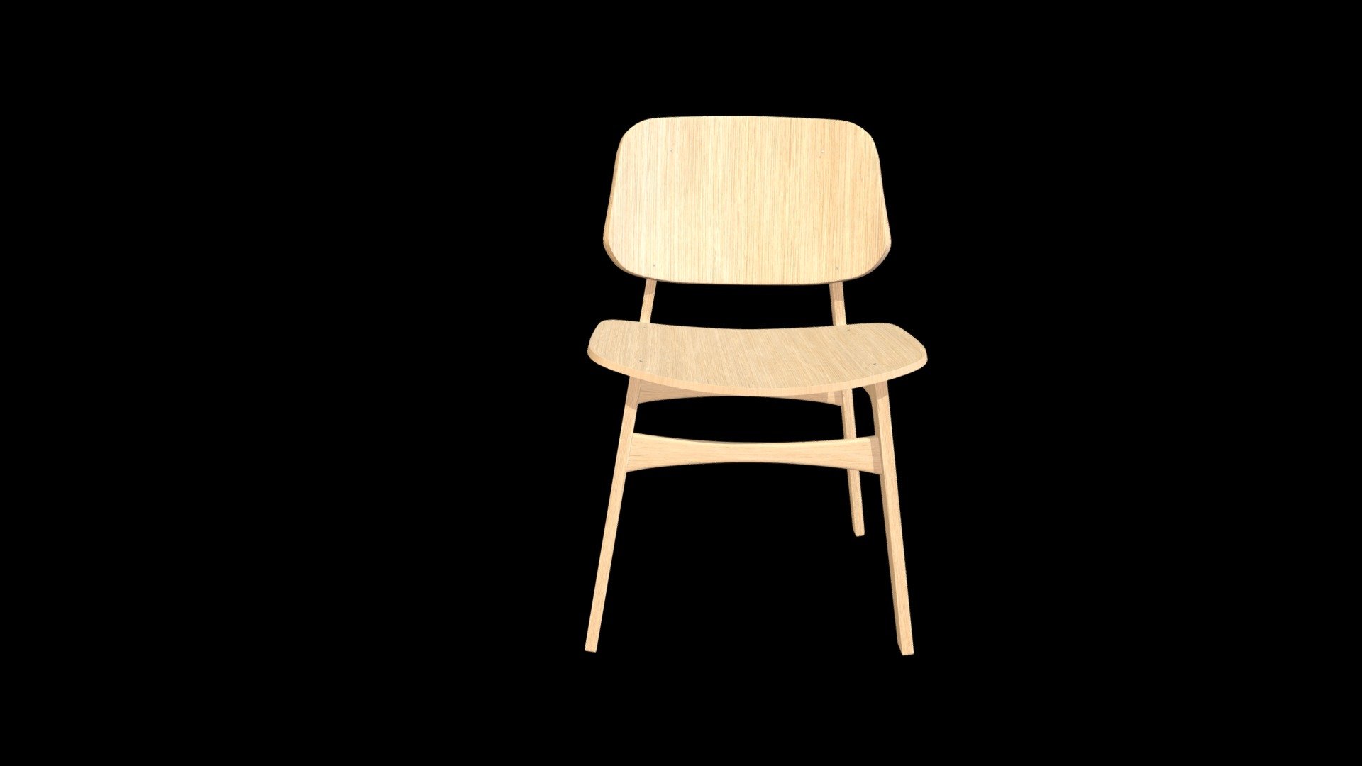 Blender Guru Tutorial Chair 1st Try 3D model by Marcin Gradowski