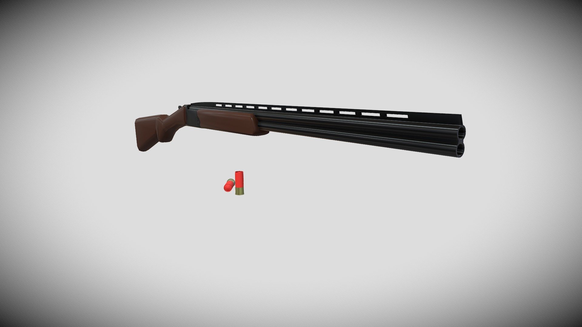 double barrel shotgun Download Free 3D model by ramonmrp1 [8031c42
