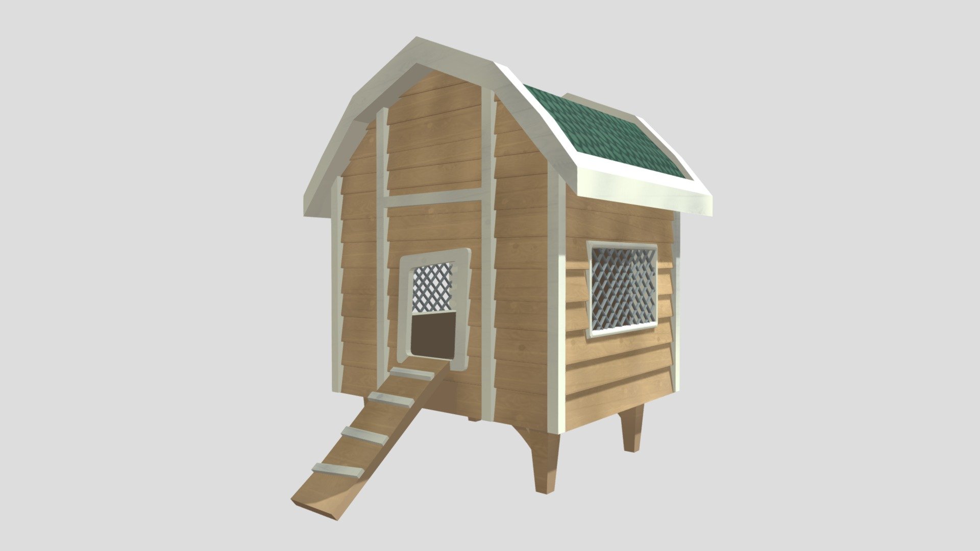 Chicken Coop Download Free 3D model by jakerc10 [806ddc0] Sketchfab