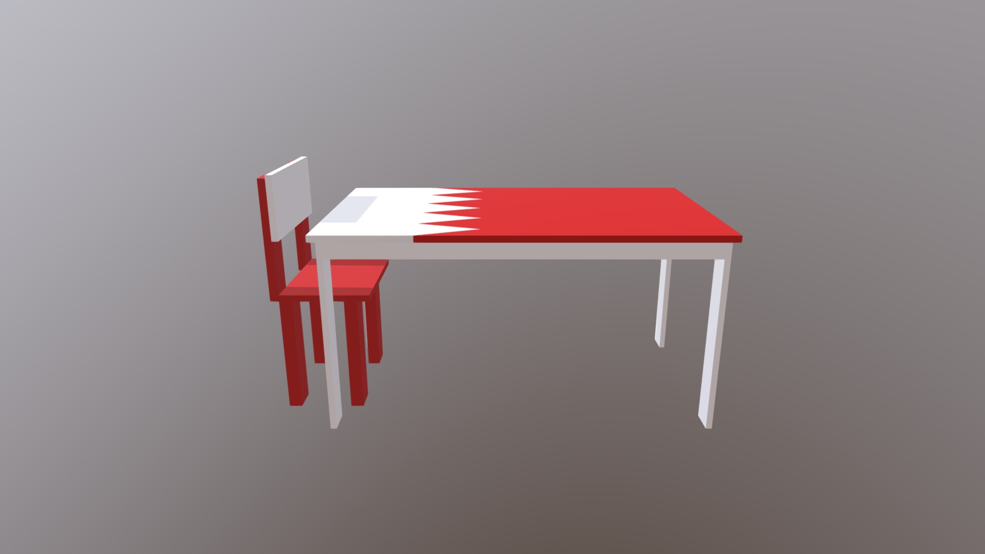 tables and chairs for bahrain national day 3D model by ebin (ebinbh