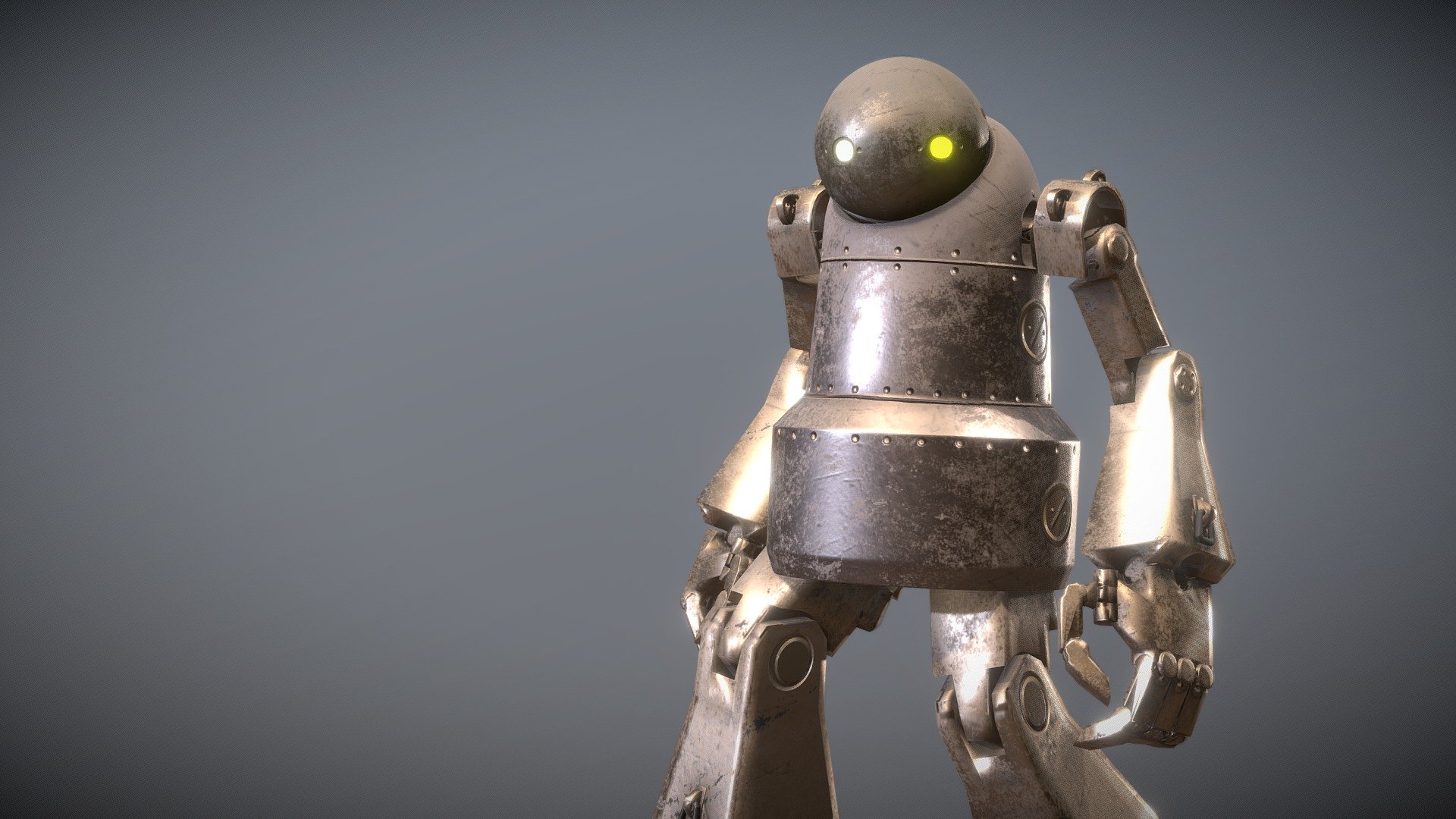 Nier Automata Robot Download Free 3D model by mochamadyuda [878e4b8