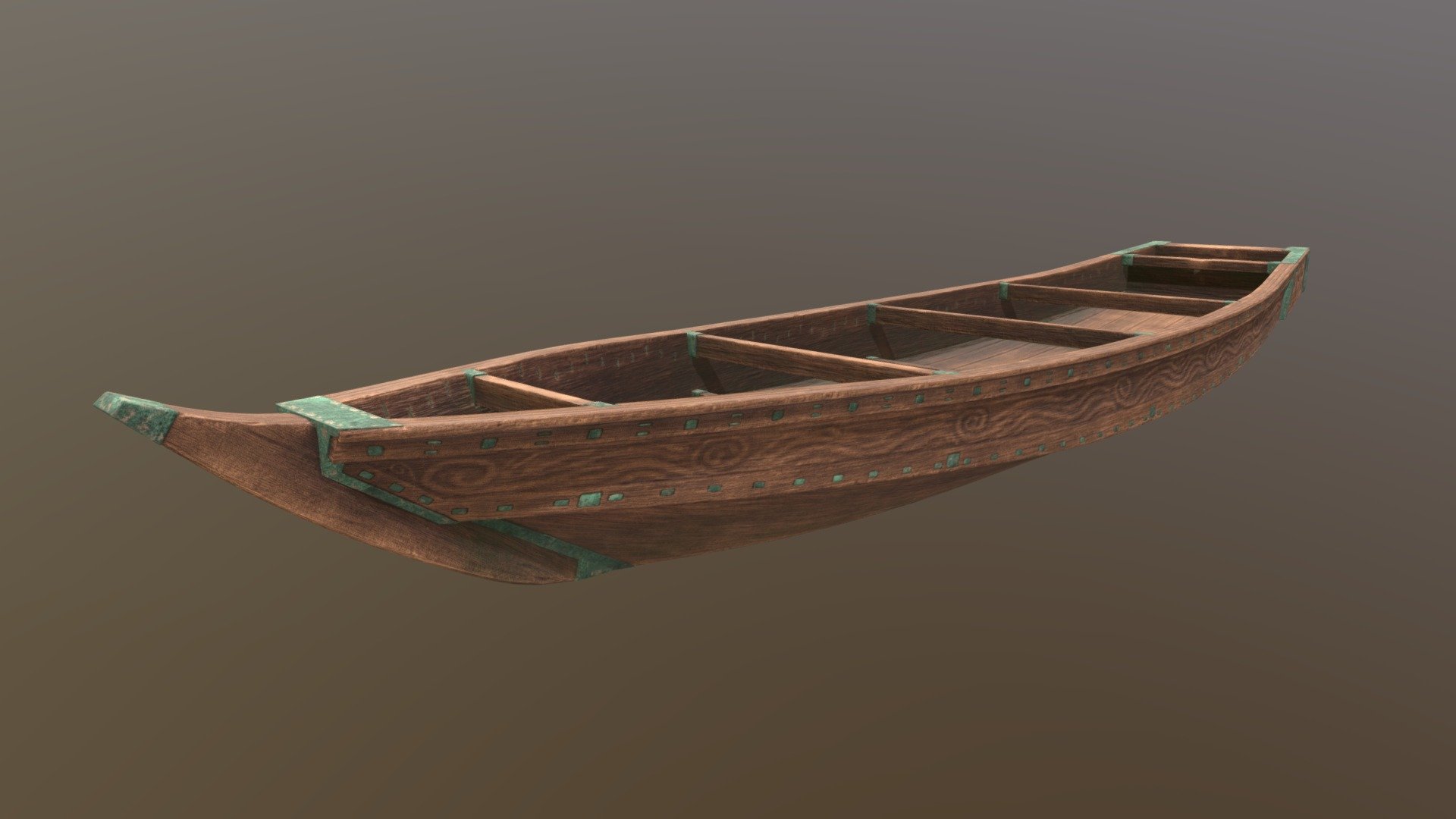Wooden Boat 3D model by Mixed8ananas [8817f86] Sketchfab