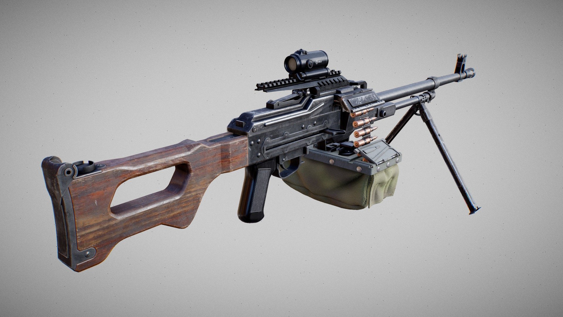 pkm tactical 3D model by obezbol1 [89756bc] Sketchfab