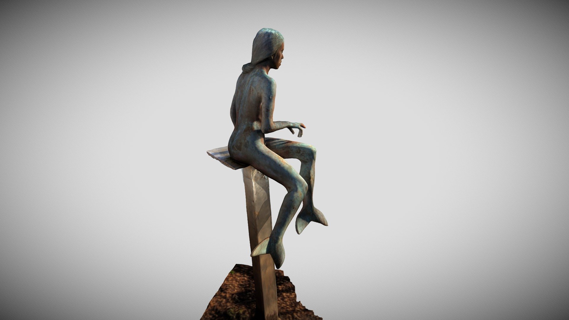 Mermaid Sculpture "Meerwiefke" 3D model by holger.buss [8a94129