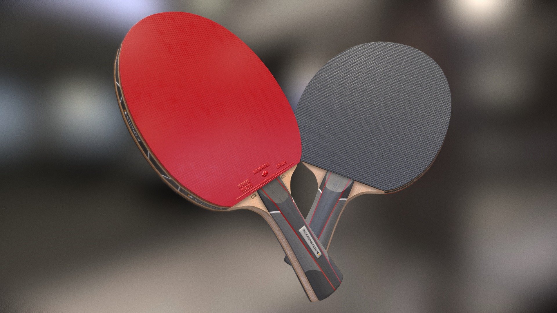 Ping Pong Paddle Buy Royalty Free 3D model by Alex_Zup [8d14e0c