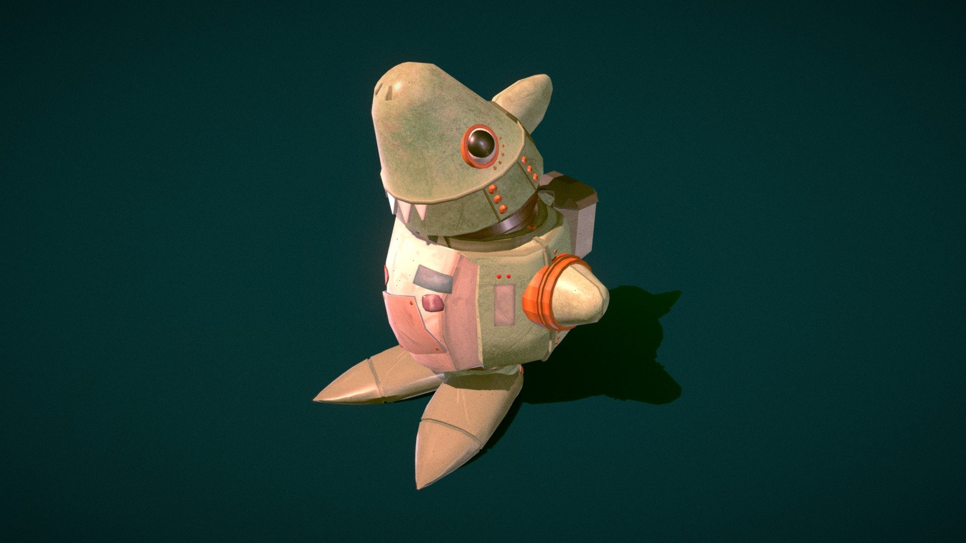 Shark Robot ! 3D model by Joanne (azuritee) [90ca94f] Sketchfab