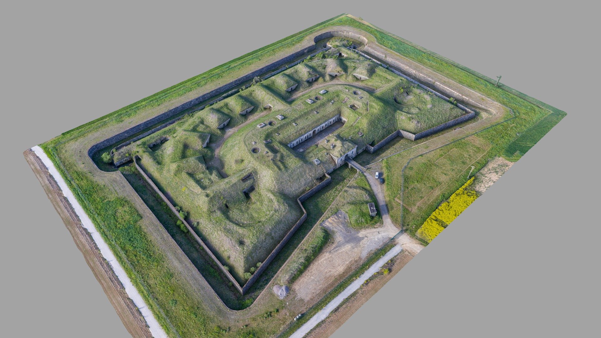 Fort BEAUREGARD 3D model by geocapture [937b33f] Sketchfab