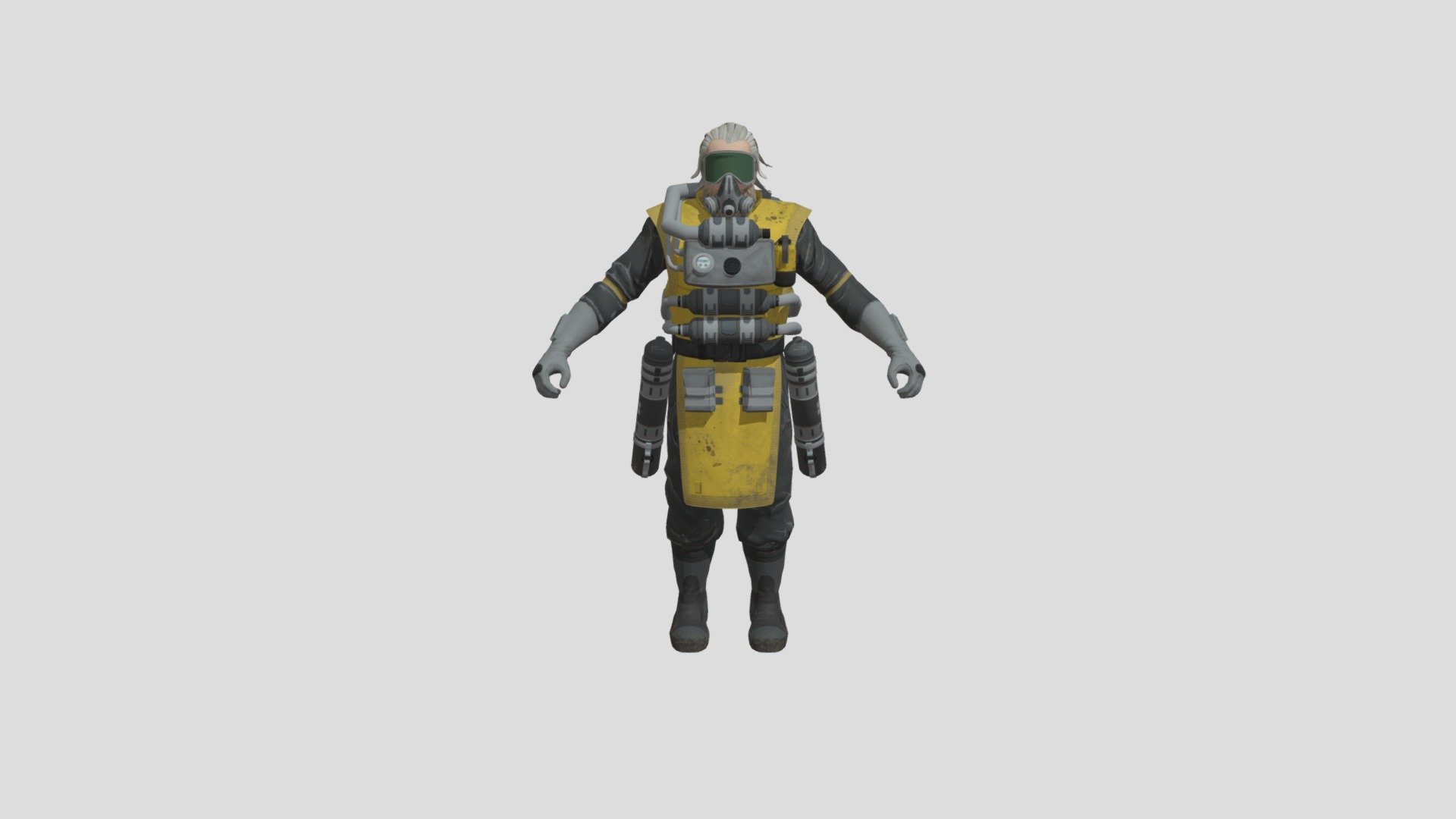 Apex Legend Caustic Download Free 3D model by NAJWAN_ID