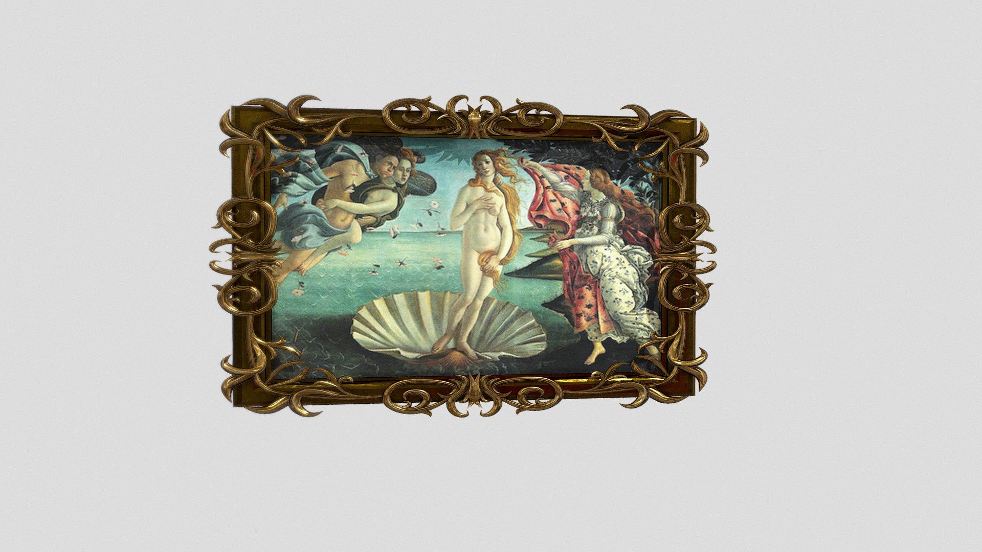 Birth Of Venus 3D model by CakeTheSnake [9473ae6] Sketchfab