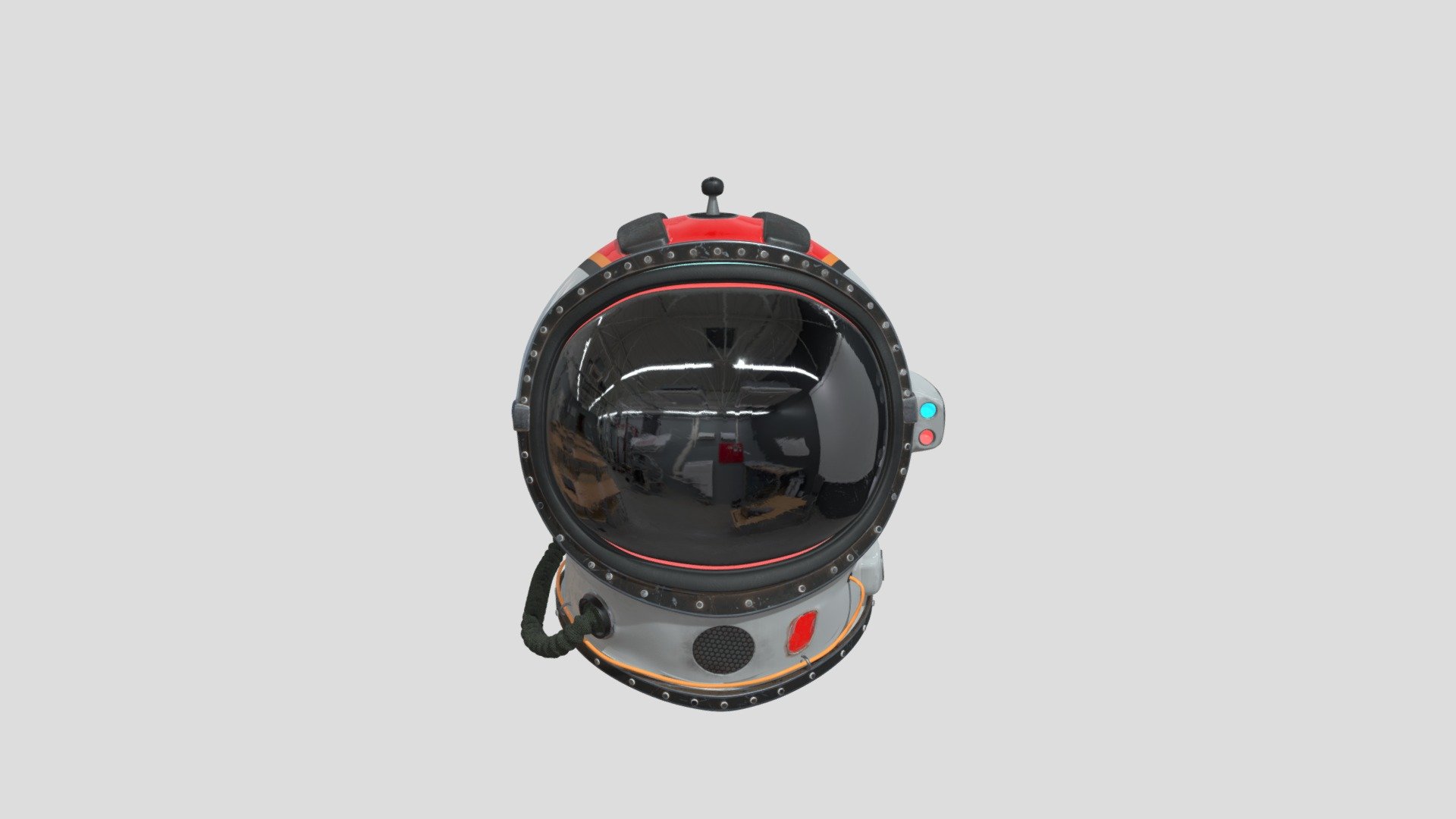 DualPurpose Space/Water Exploration Helmet 3D model by Nicmyers87
