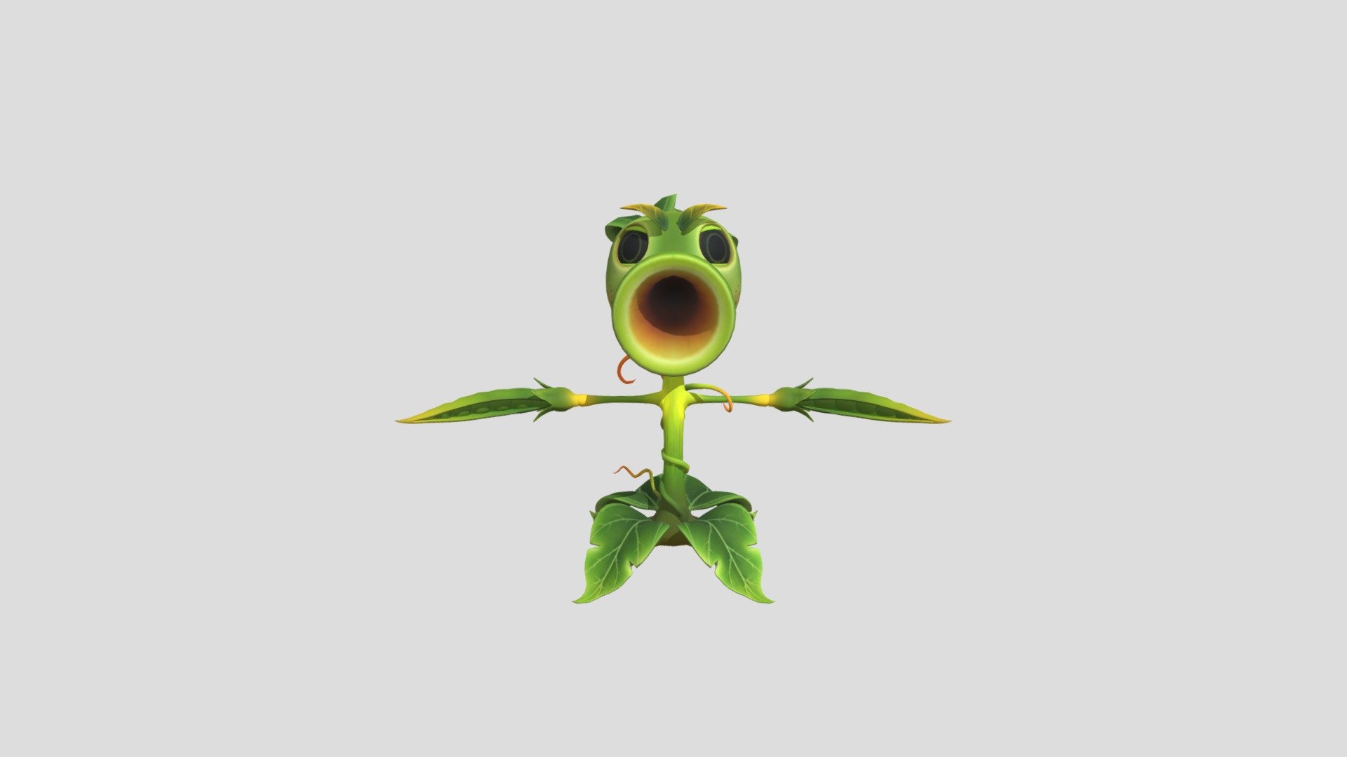 Plants Vs Zombies Garden Warfare Peashooter 3D model by