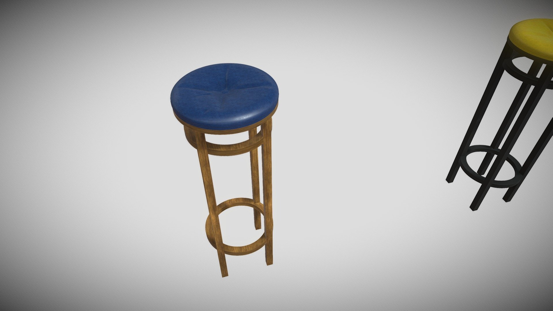 Bar Chair Modern Style Blender Buy Royalty Free 3D model by