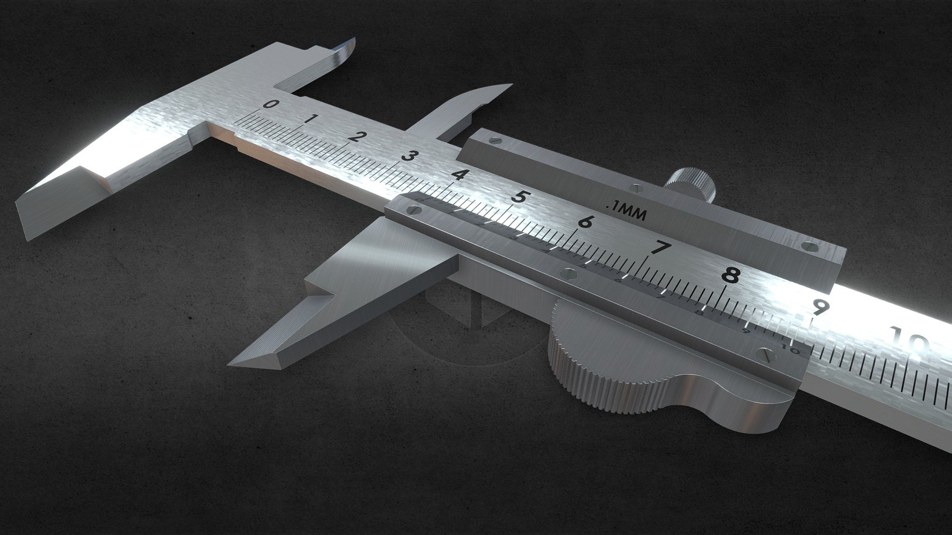 Vernier Caliper 3D model by Naveen Manja (naveen) [955e210] Sketchfab