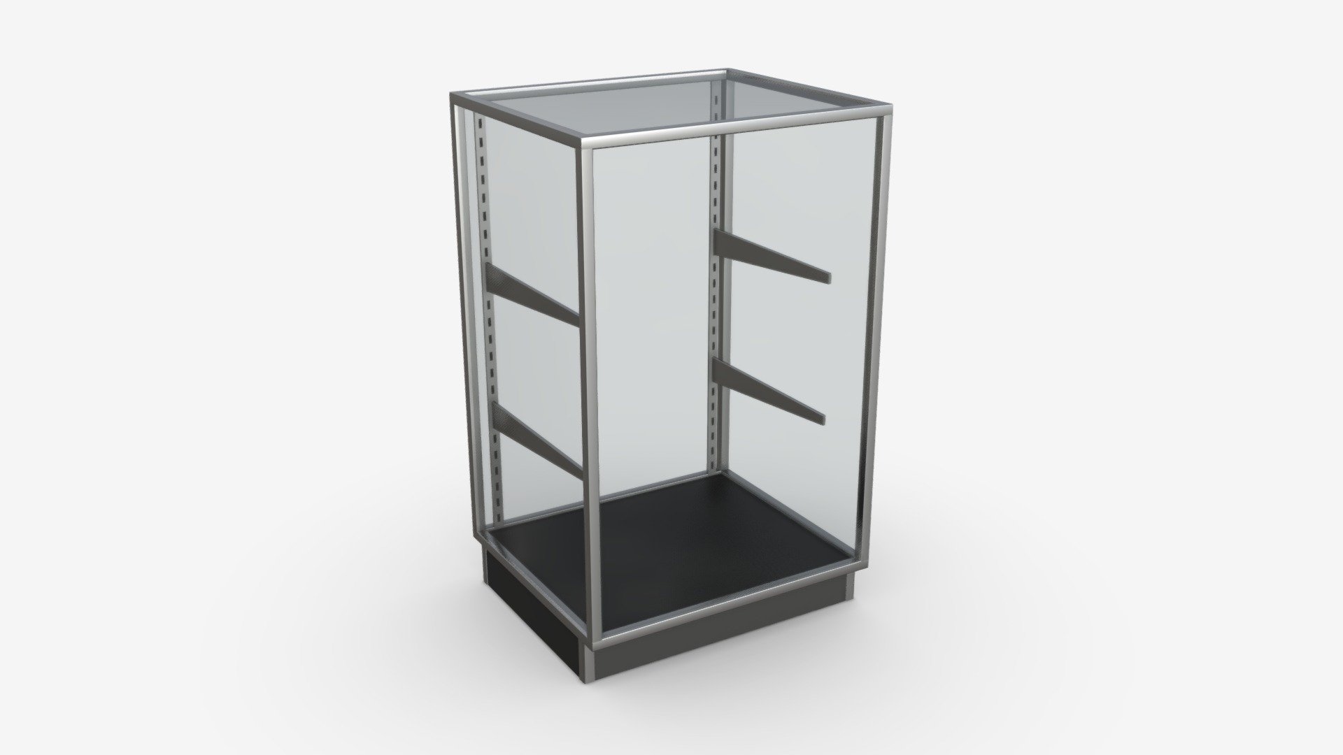 Store Glass Shelf Showcase Low Buy Royalty Free 3D model by HQ3DMOD