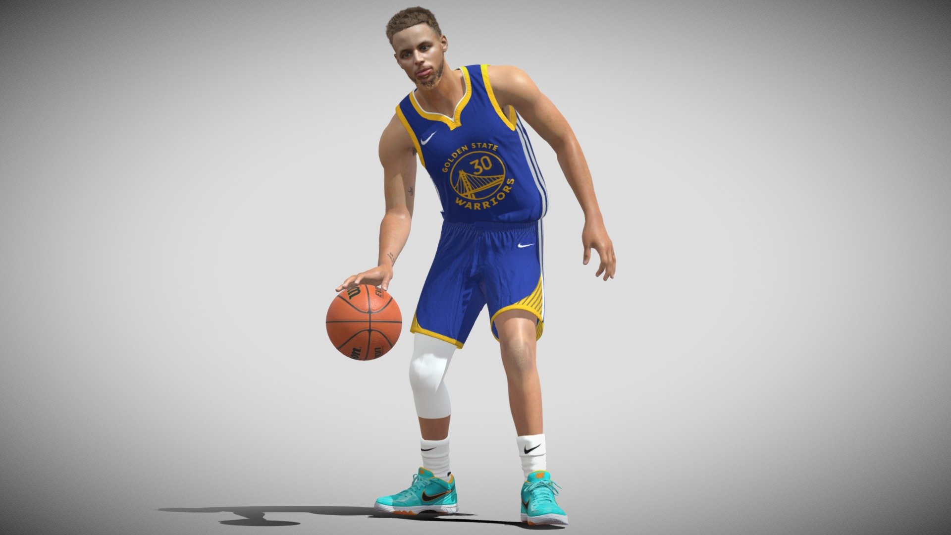 3D Rigged Stephen Curry NBA 3D model by NBA basketball player (hieu86coin3) [9f1714c] Sketchfab