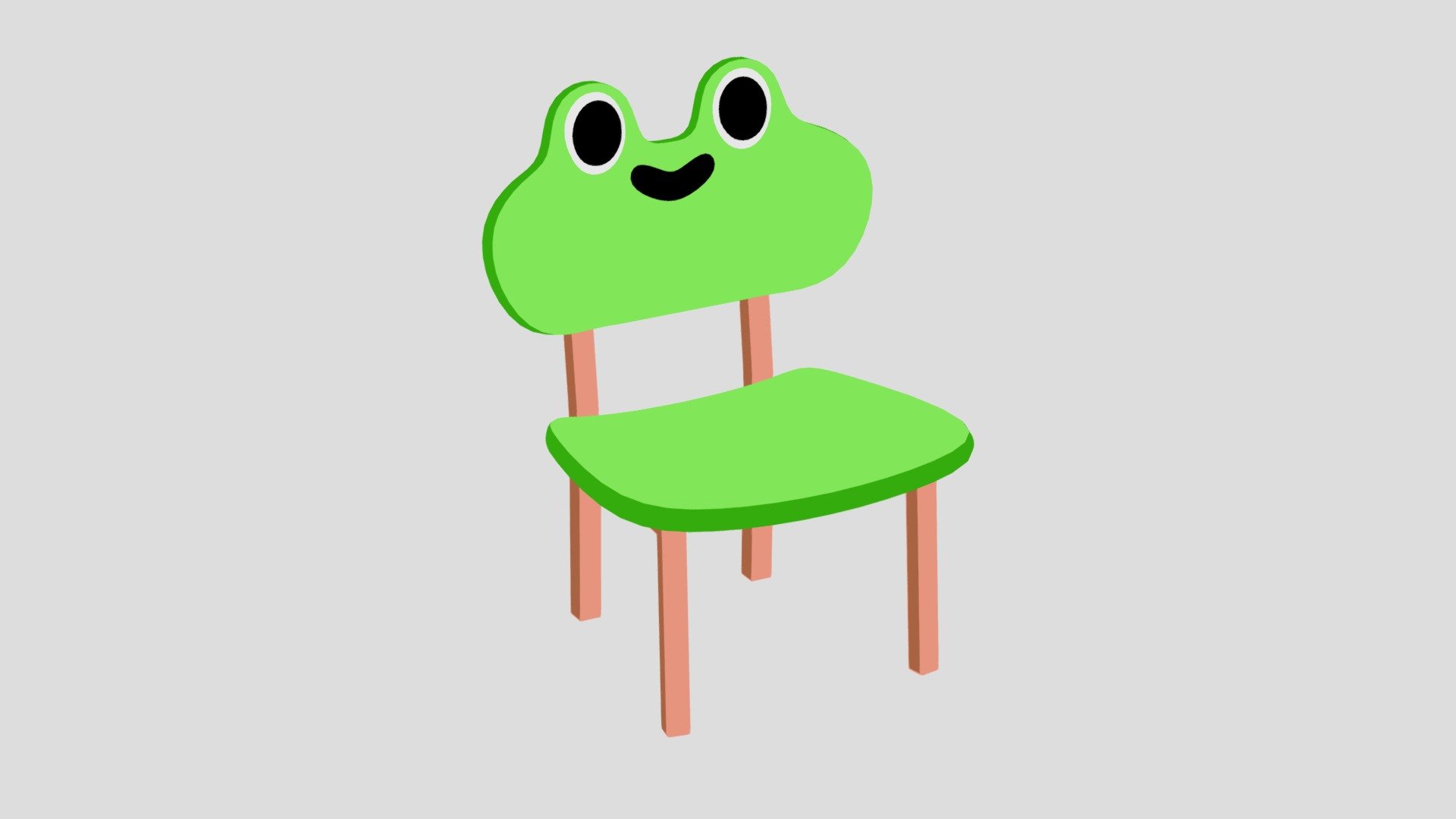 Froggy Chair Download Free 3D model by Sosty_ar [a8ad454] Sketchfab