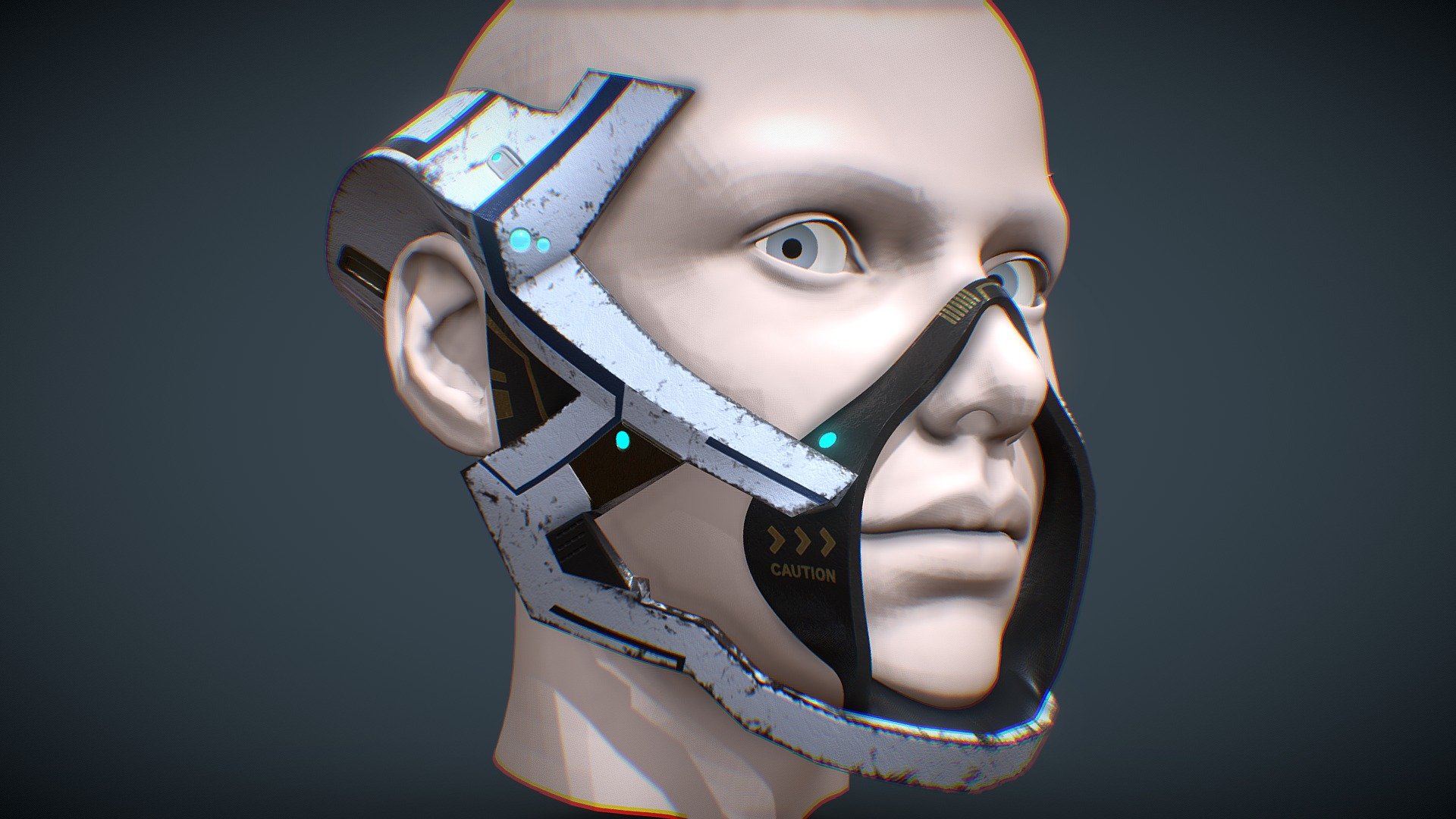 Asari respirator mask WIP Download Free 3D model by Diyarov Alen