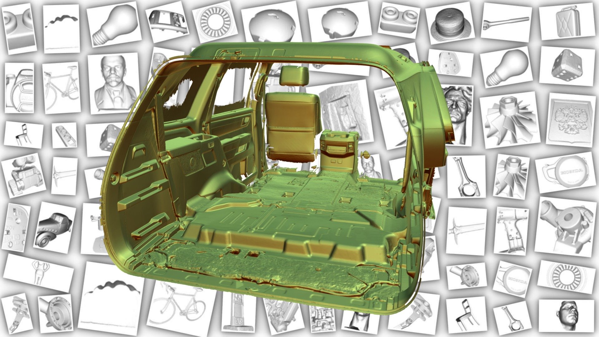 Toyota Sequoia 2023 3d Scan Data 3D model by CADLAB (3dscaning