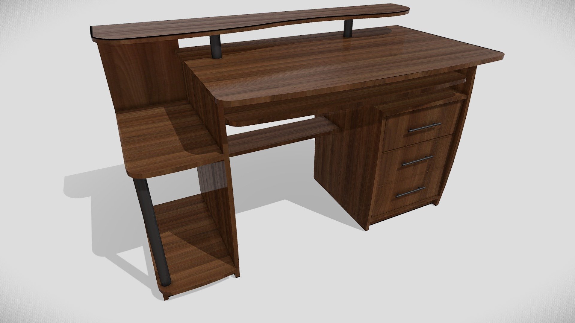 Table Desk Download Free 3D model by Andy.Honor (Andy.Honor