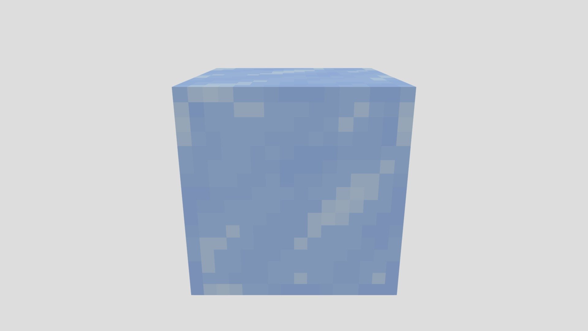 Minecraft Ice Download Free 3D model by timmyyom36 [a9ae7bb] Sketchfab