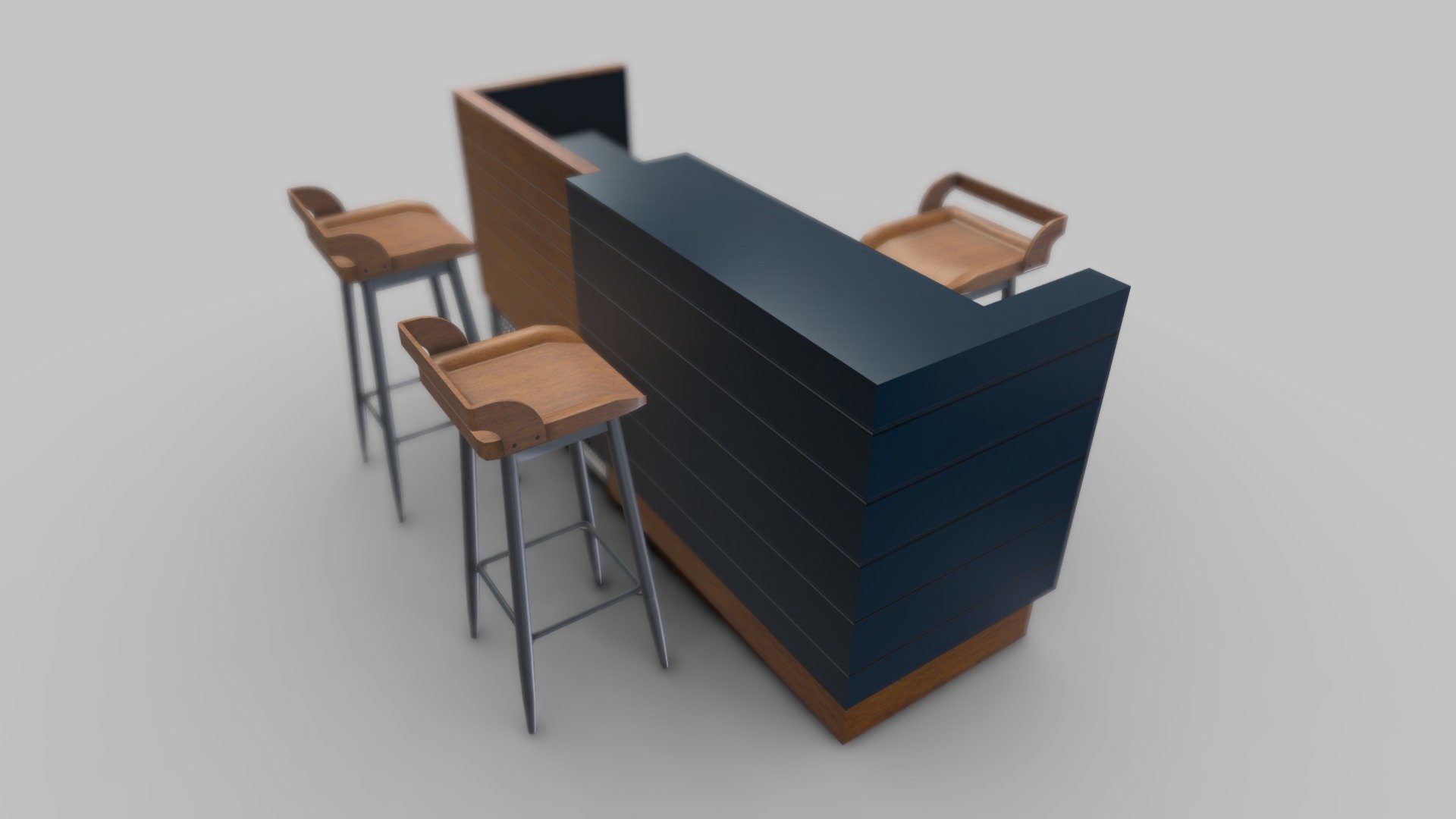 BAR COUNTER Buy Royalty Free 3D model by fasih.lisan [a9d1ca4