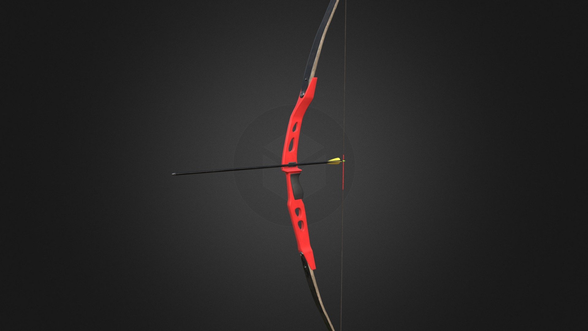 Recurve Bow Buy Royalty Free 3D model by tediuminteractive [aa38c6e