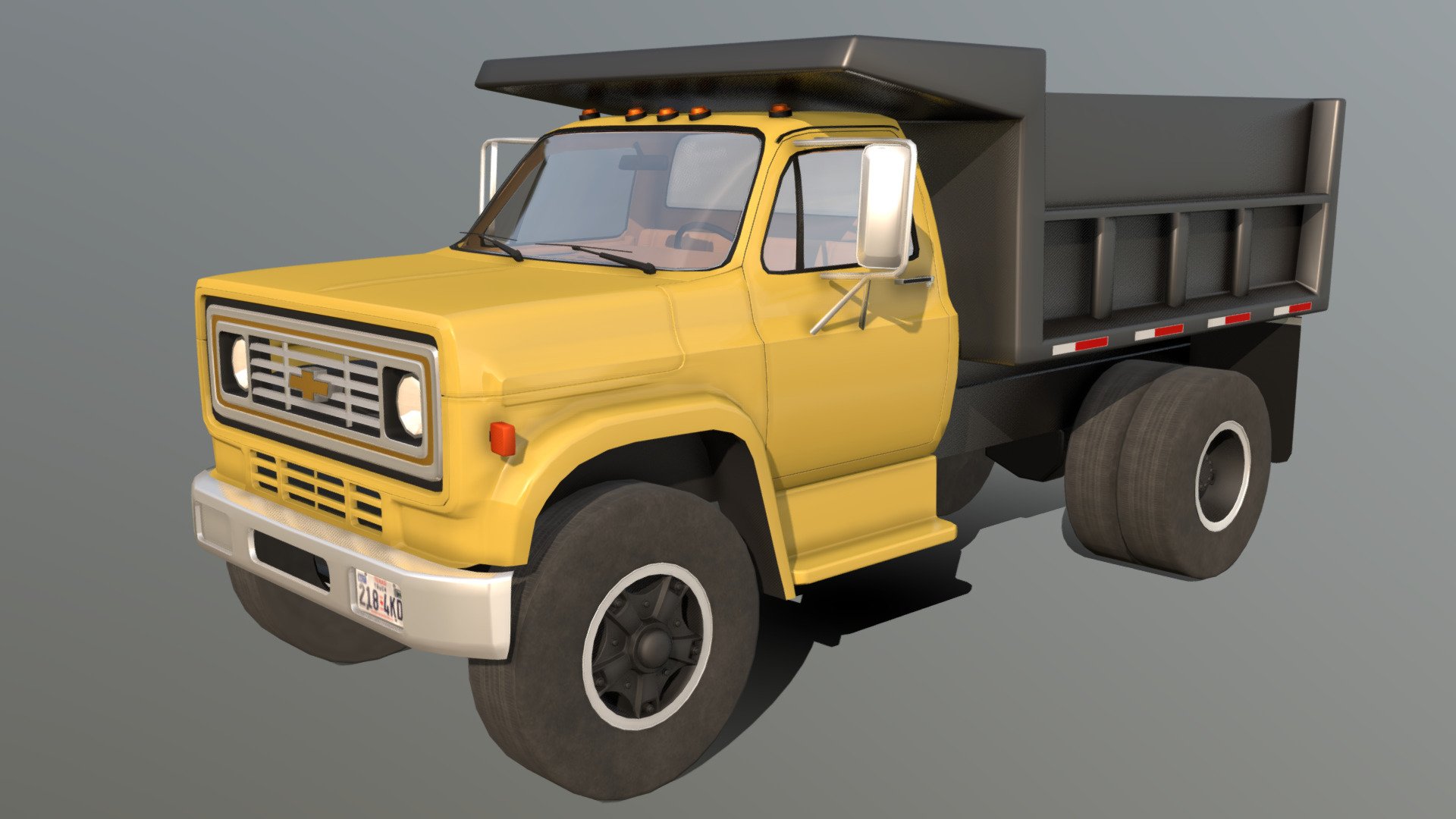 Chevrolet C70 Dump Truck - 3D model by n1ck (@captainpisslord) [abb9b7f
