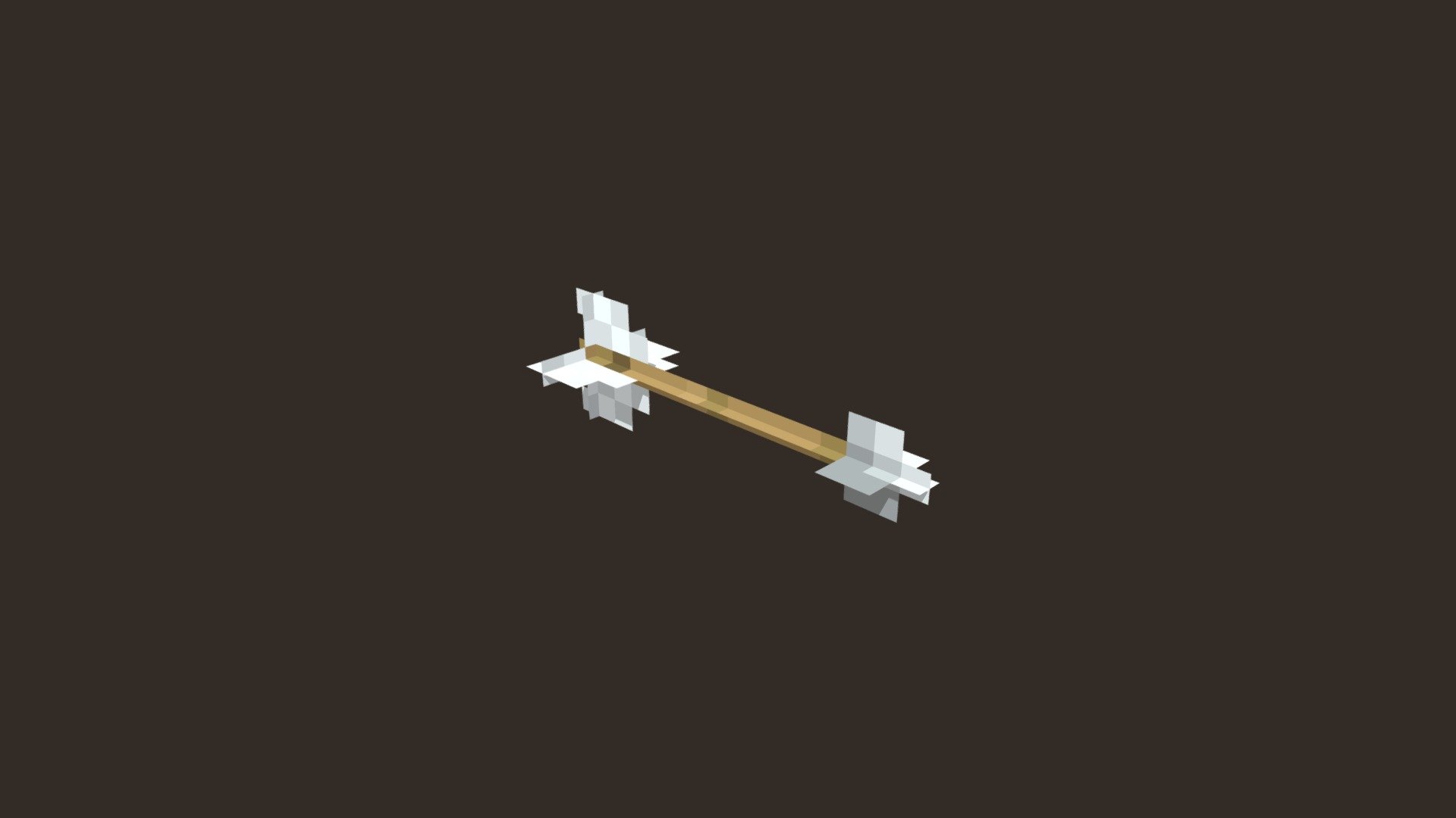 Minecraft Arrow Download Free 3D model by None (None_Yaroslav