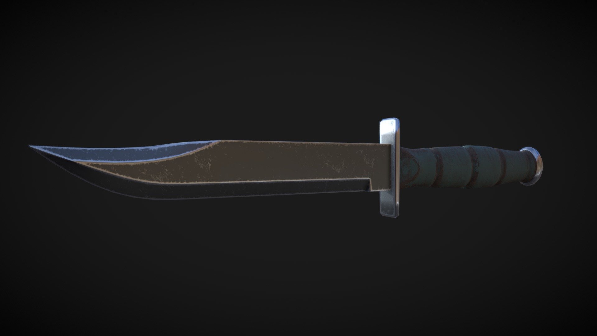 Combat Knife Buy Royalty Free 3D model by NikolasAntonio [ad5fd94] Sketchfab Store
