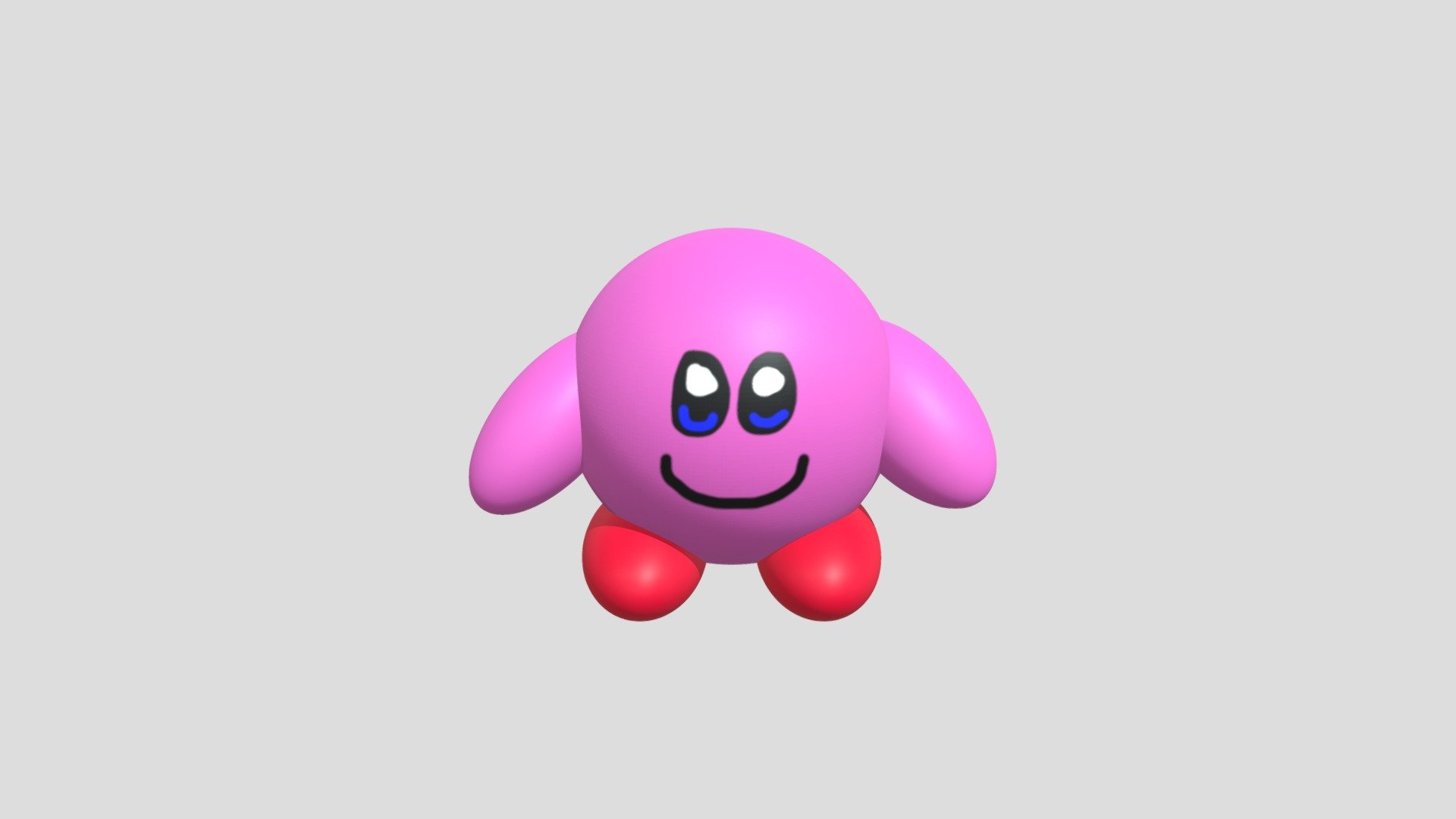 kirby Download Free 3D model by patricknc08 [af446bd] Sketchfab