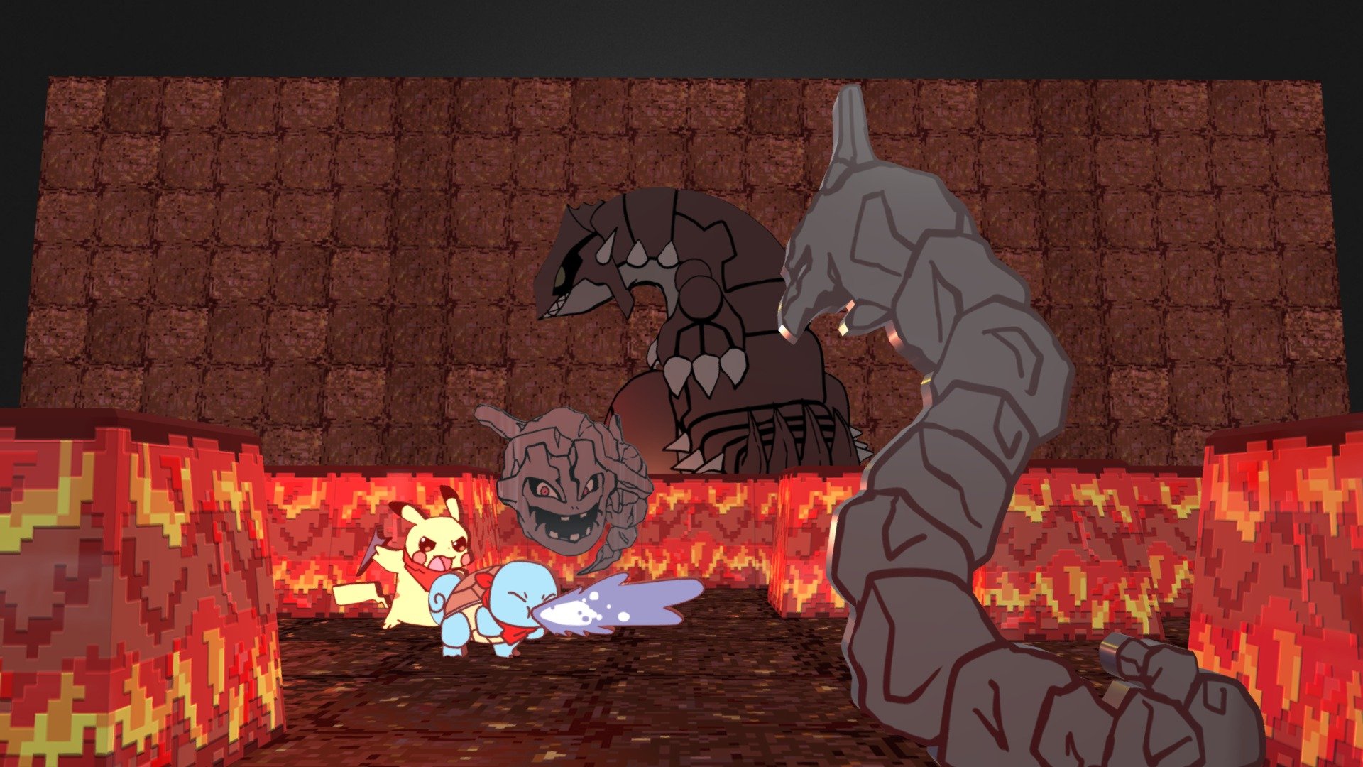 マグマのちてい Magma Cavern Download Free 3D model by JUN汁w (junjiruw