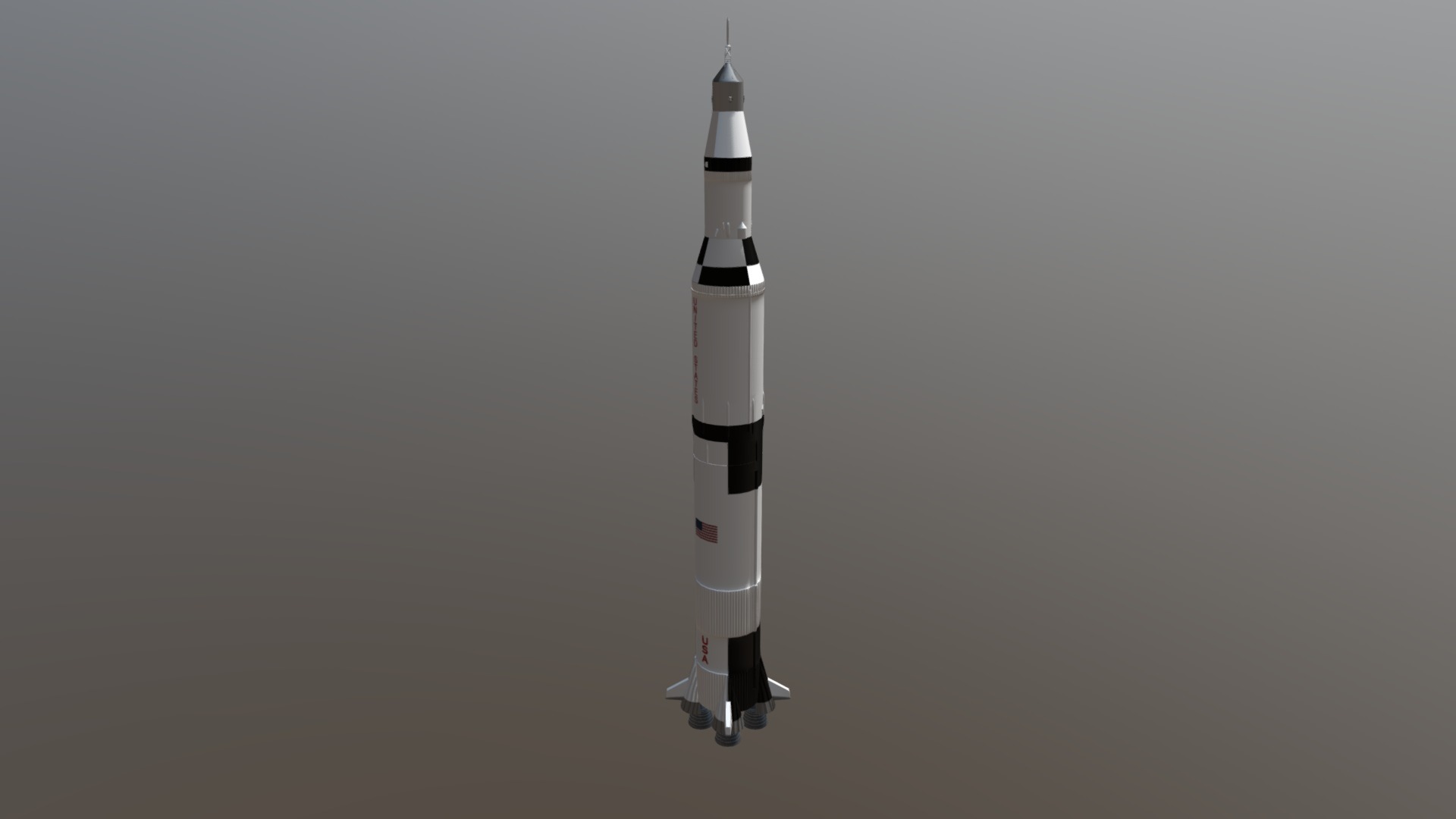 Saturn V - 3D model by berylvanness [b153982] - Sketchfab