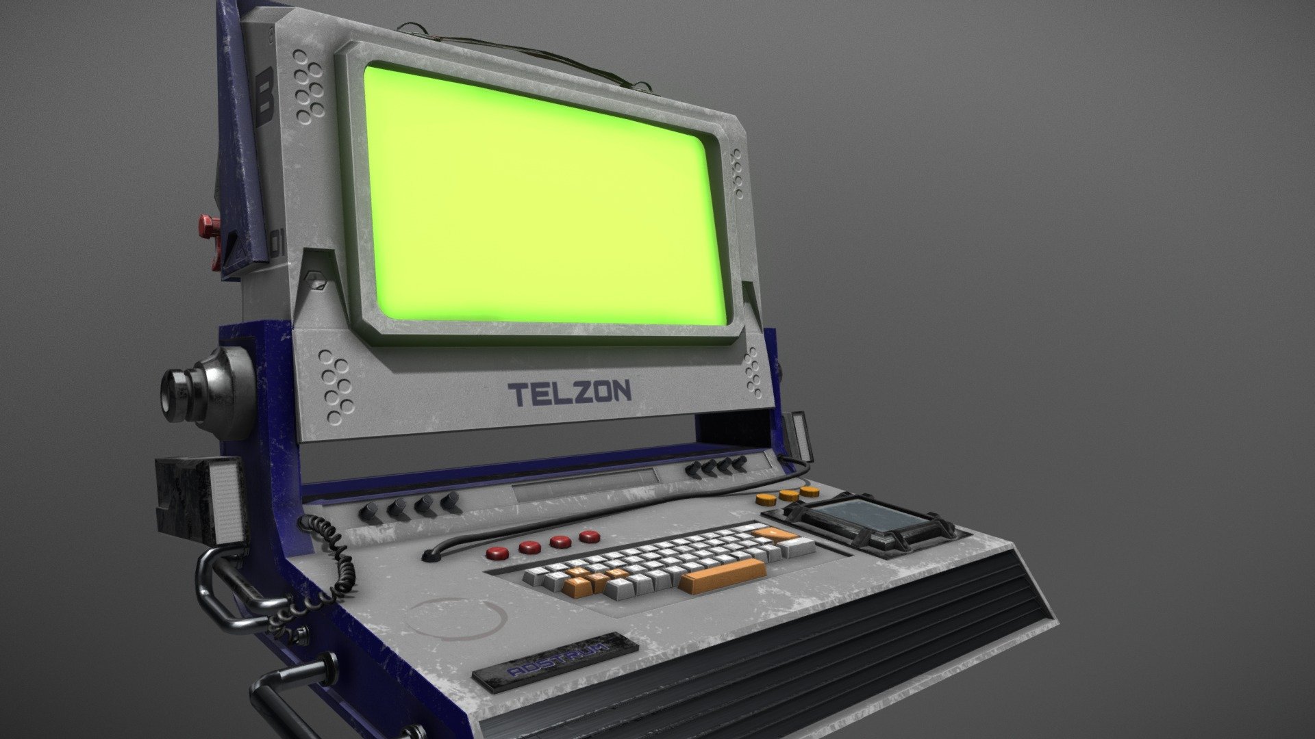 Sci Fi Computer Terminal 3D model by Sam A (sammeh) [b2c4499