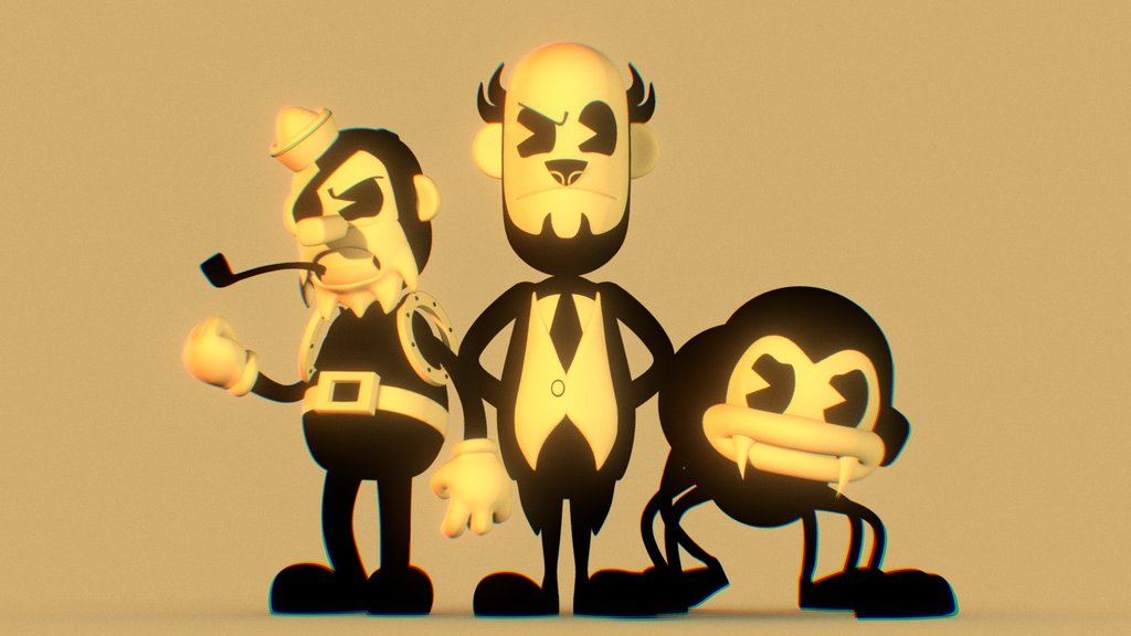 Bendy And The Ink Machine A 3D model collection by abbytord