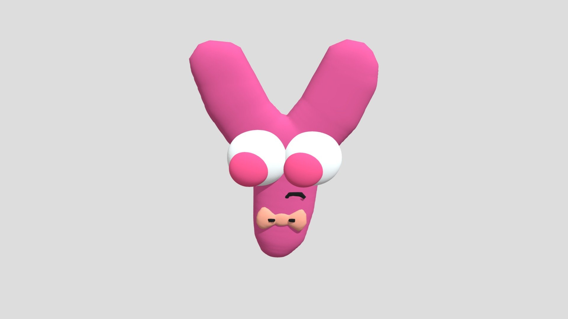 Spanish Y (Spanish Alphabet Lore) Download Free 3D model by