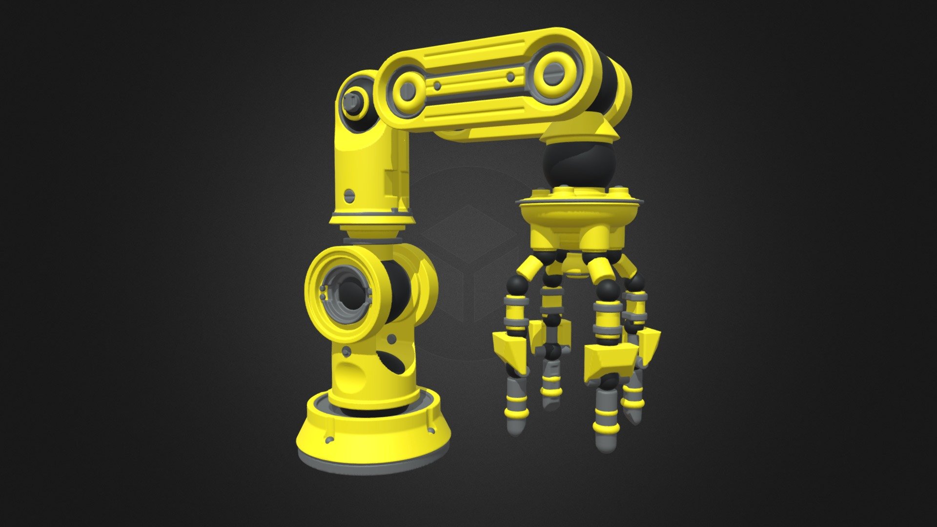 Robot Arm Download Free 3D model by Tolibjon [b84ba1d] Sketchfab