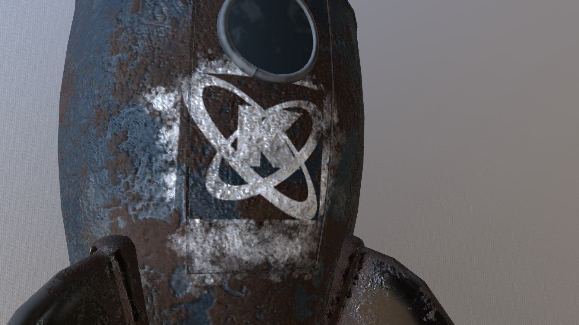 Rusty Rocket Download Free 3D model by ronnygutierrezv (guttz3d