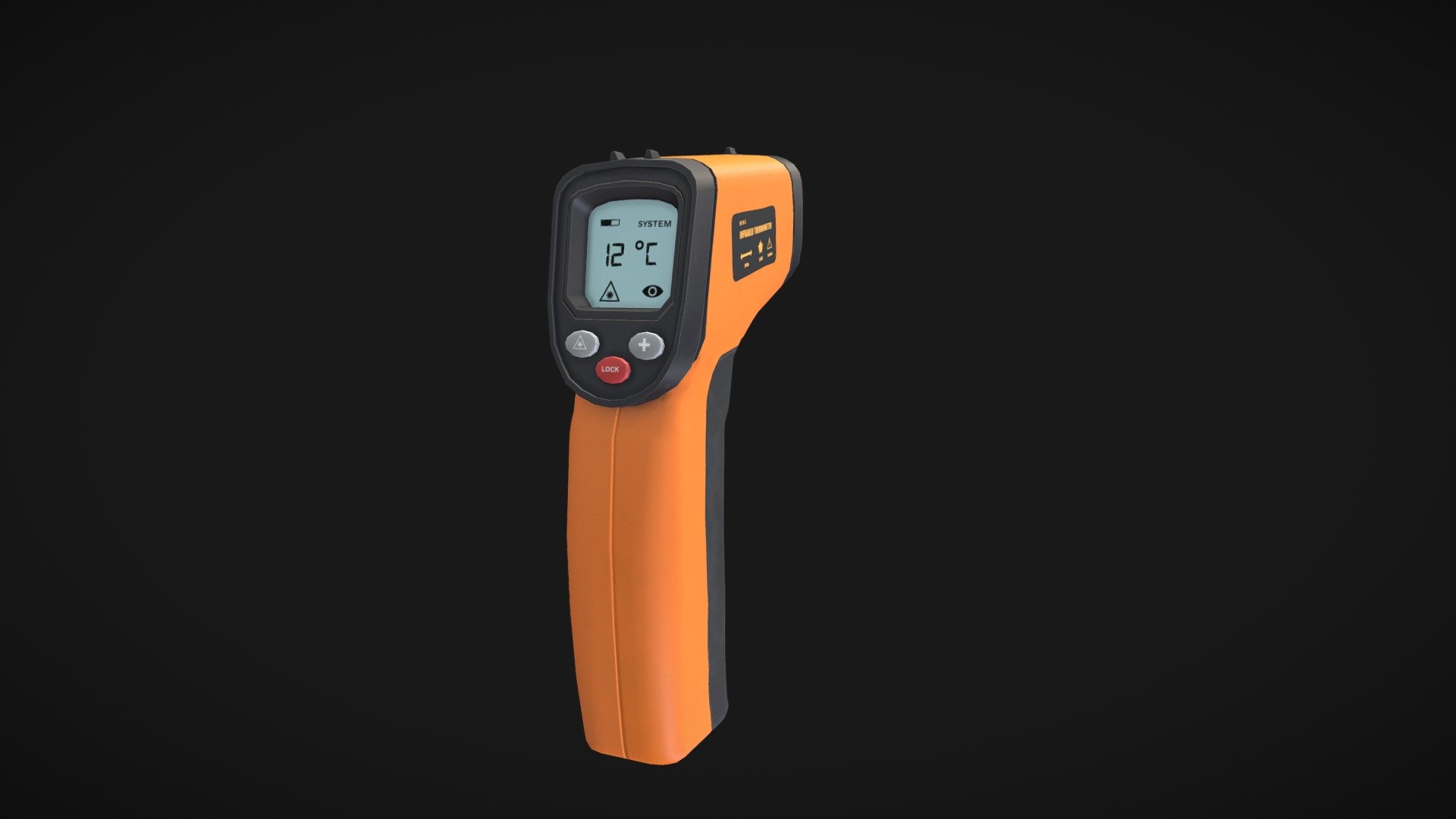 Infrared Thermometer 3D model by Karsten S. (Iwack) [c115d11