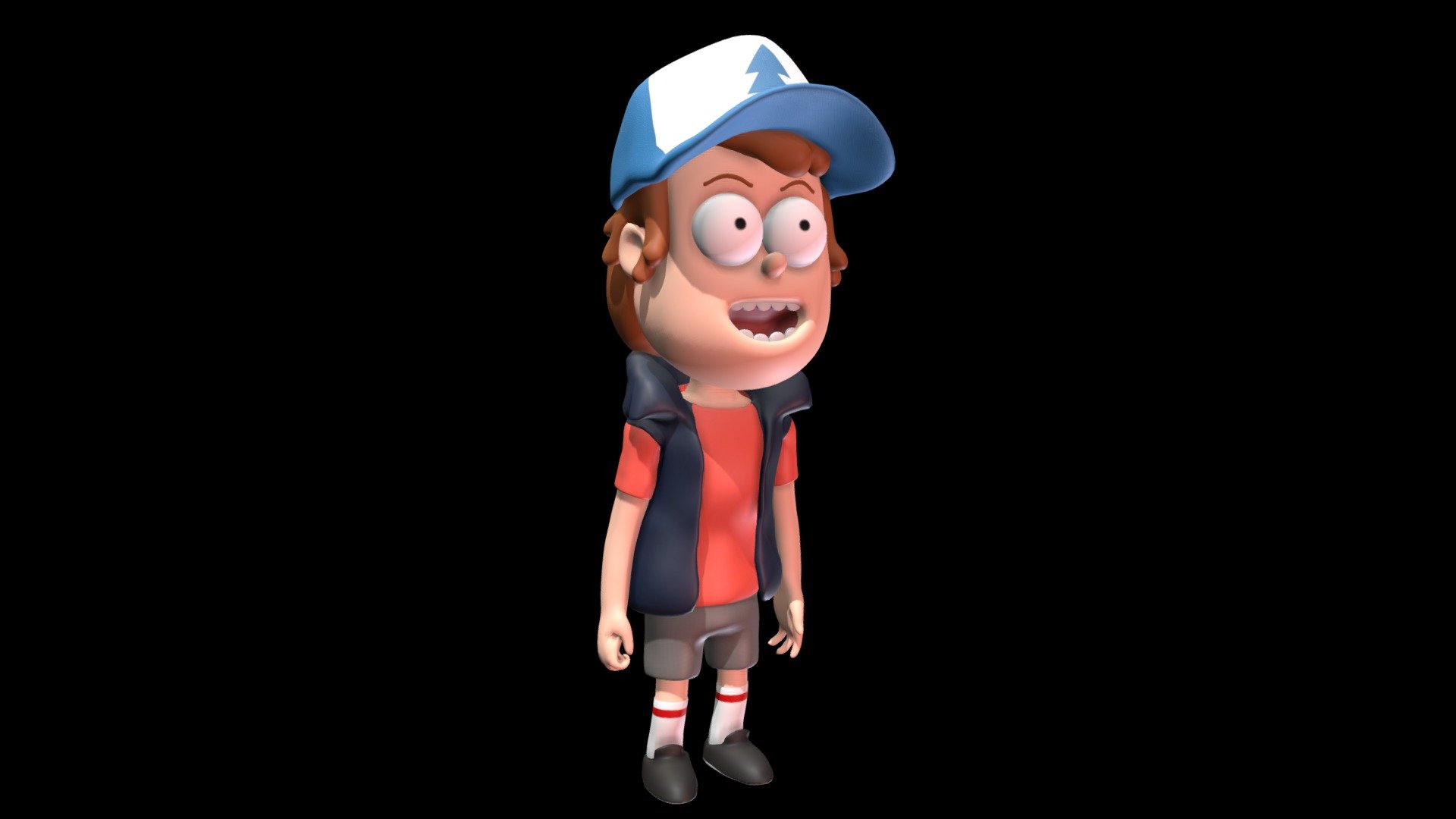 Gravity Falls Dipper Pines 3D model by Micaela06 [c1a1b18] Sketchfab