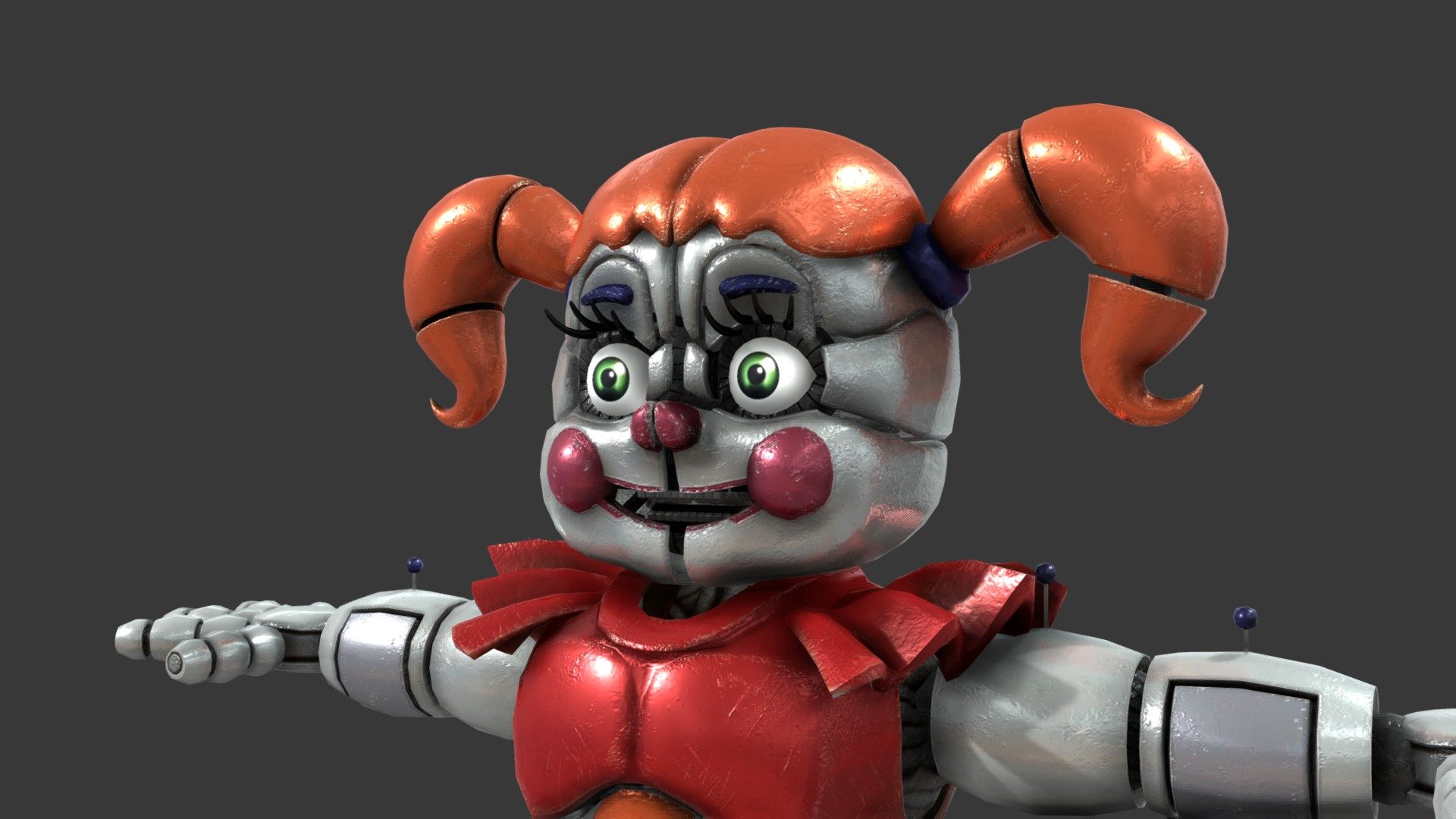 Circus Baby FNaF VR Download Free 3D model by Faertoon [c52d713