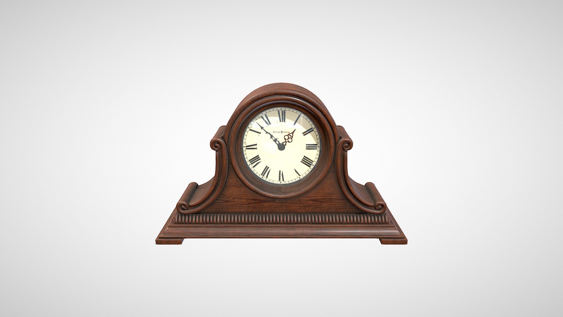 Hampton Mantel Clock 630150 / Howard Miller 3D model by ak.komov [c5fd8ea] Sketchfab