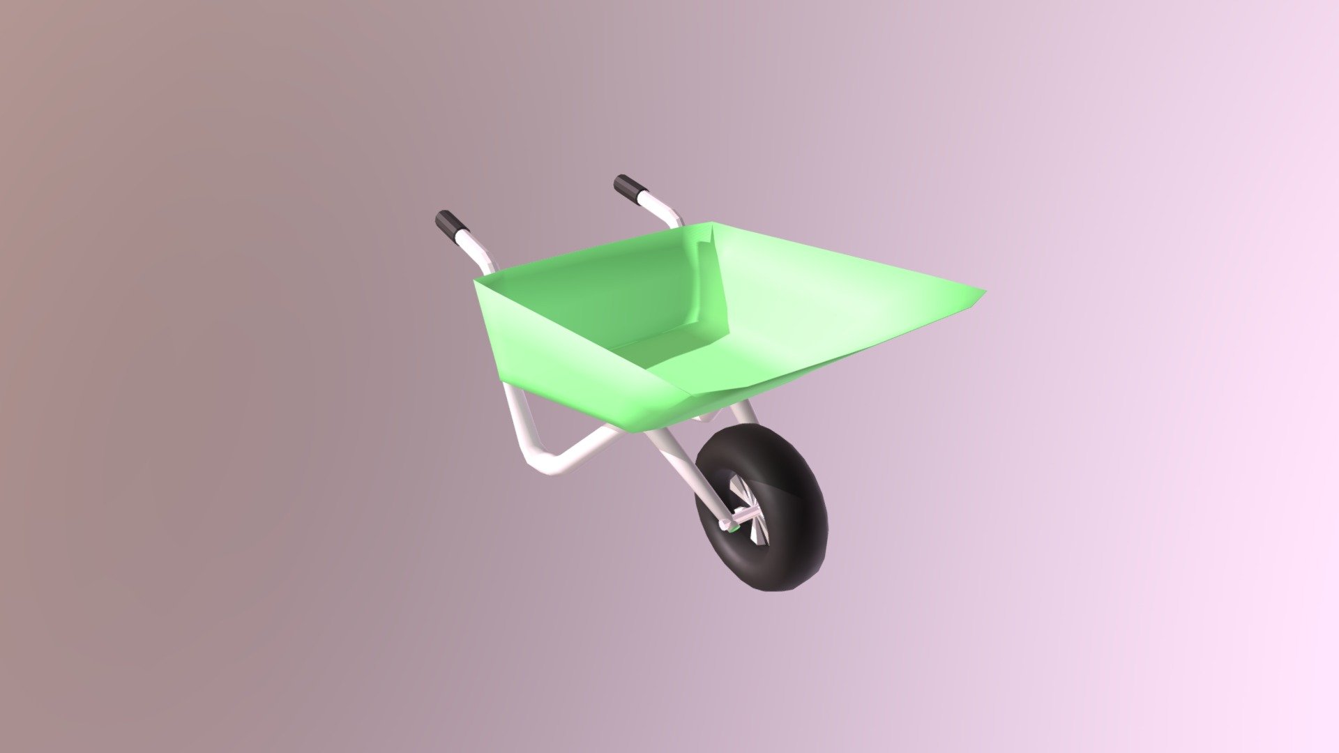 Wheelbarrow Download Free 3D model by Billiedude [c6bc424] Sketchfab