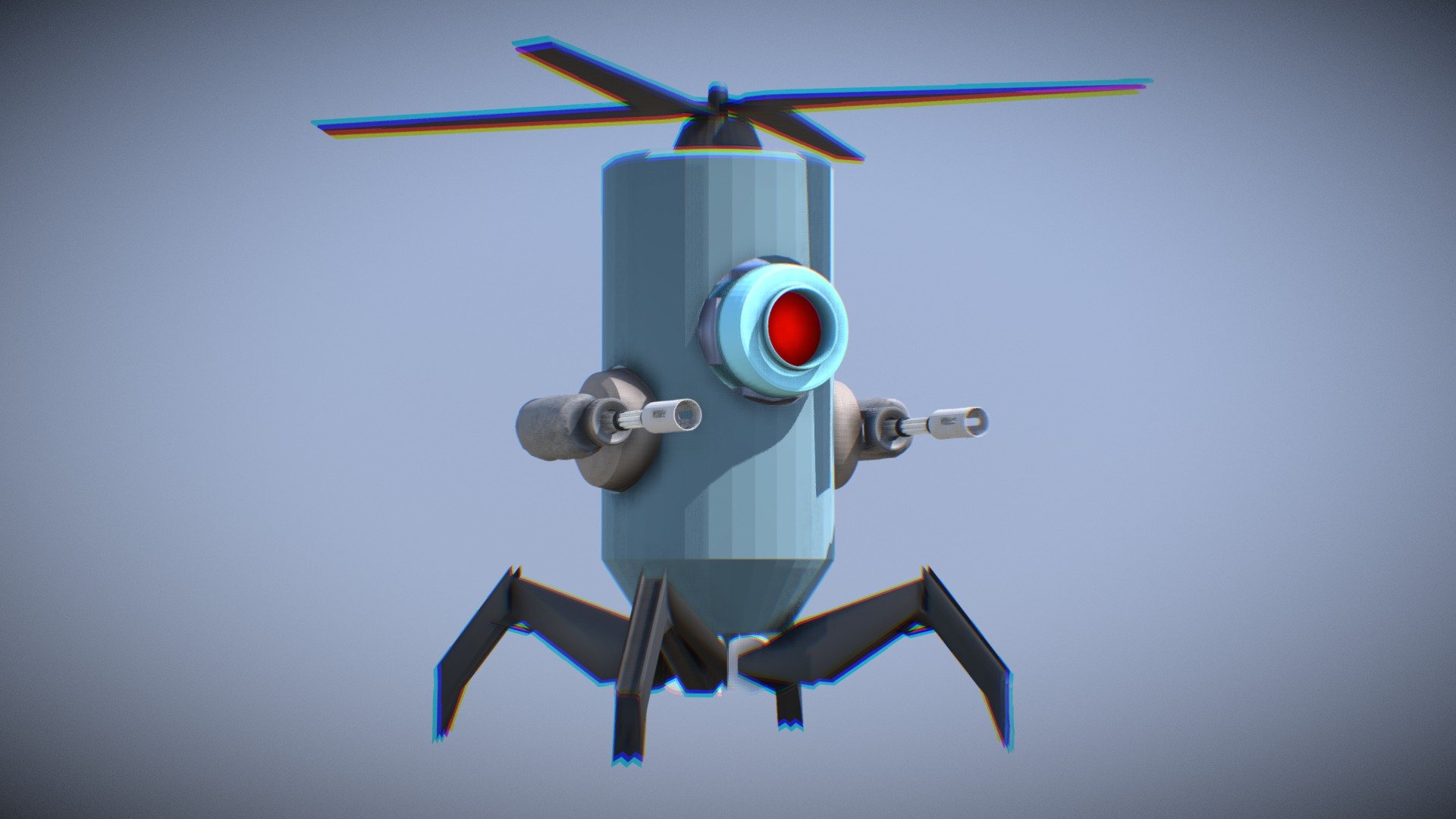 Flying killing Drone 3D model by molaresking [c78d058] Sketchfab
