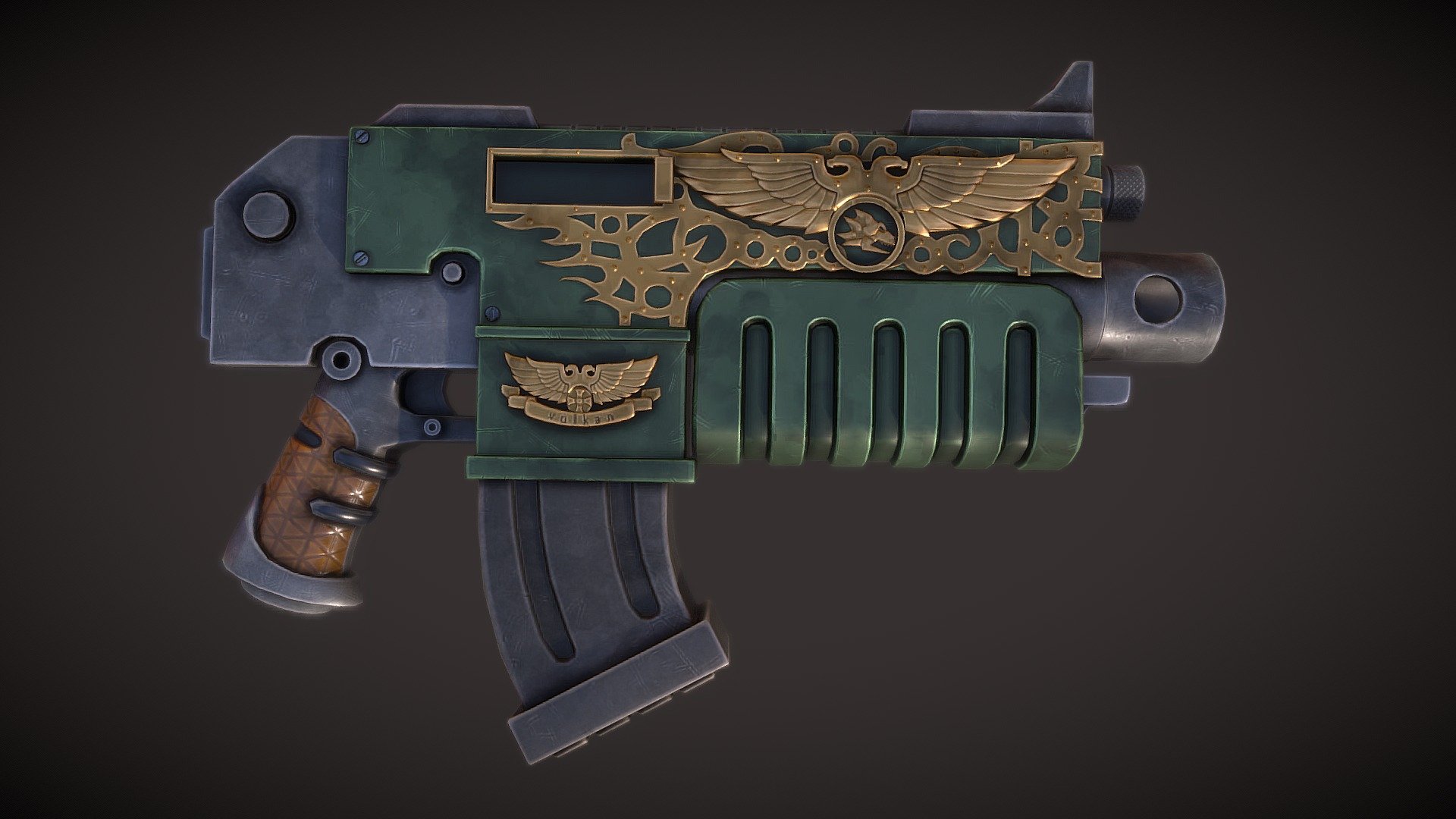 Warhammer 40k Bolter - 3D model by DimChryss [ca9e353] - Sketchfab