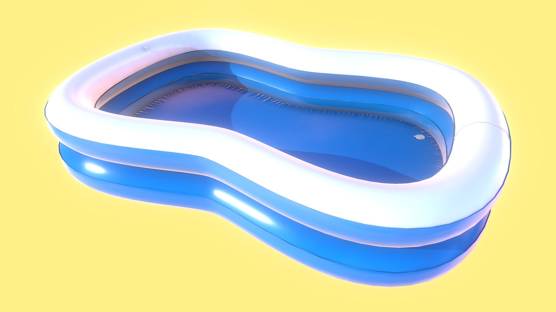 Blow Up Kiddie Pool Buy Royalty Free 3D model by Laurie Annis