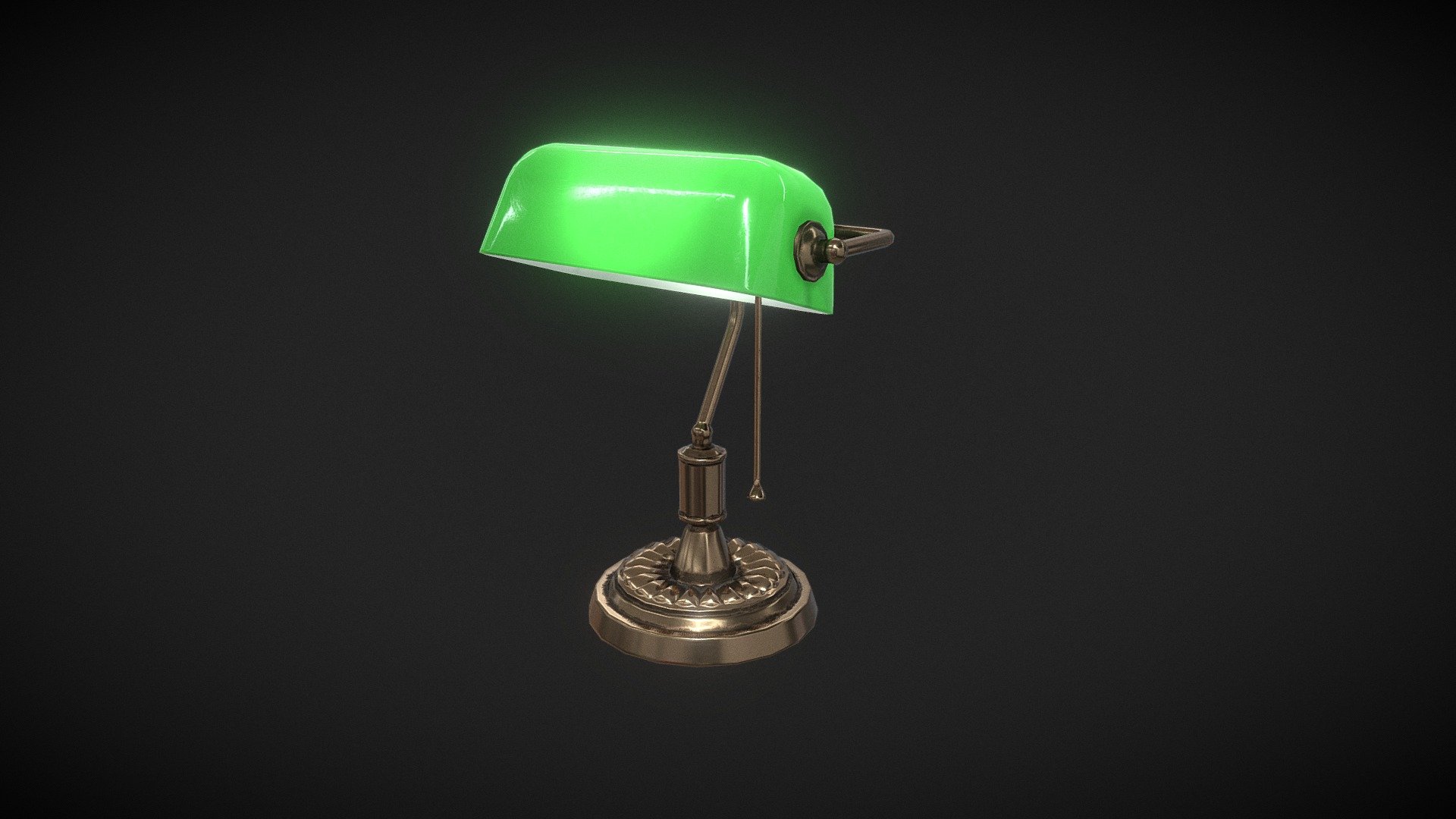 Old Table Lamp V01 Download Free 3D model by MAR.COS. [cecd36d