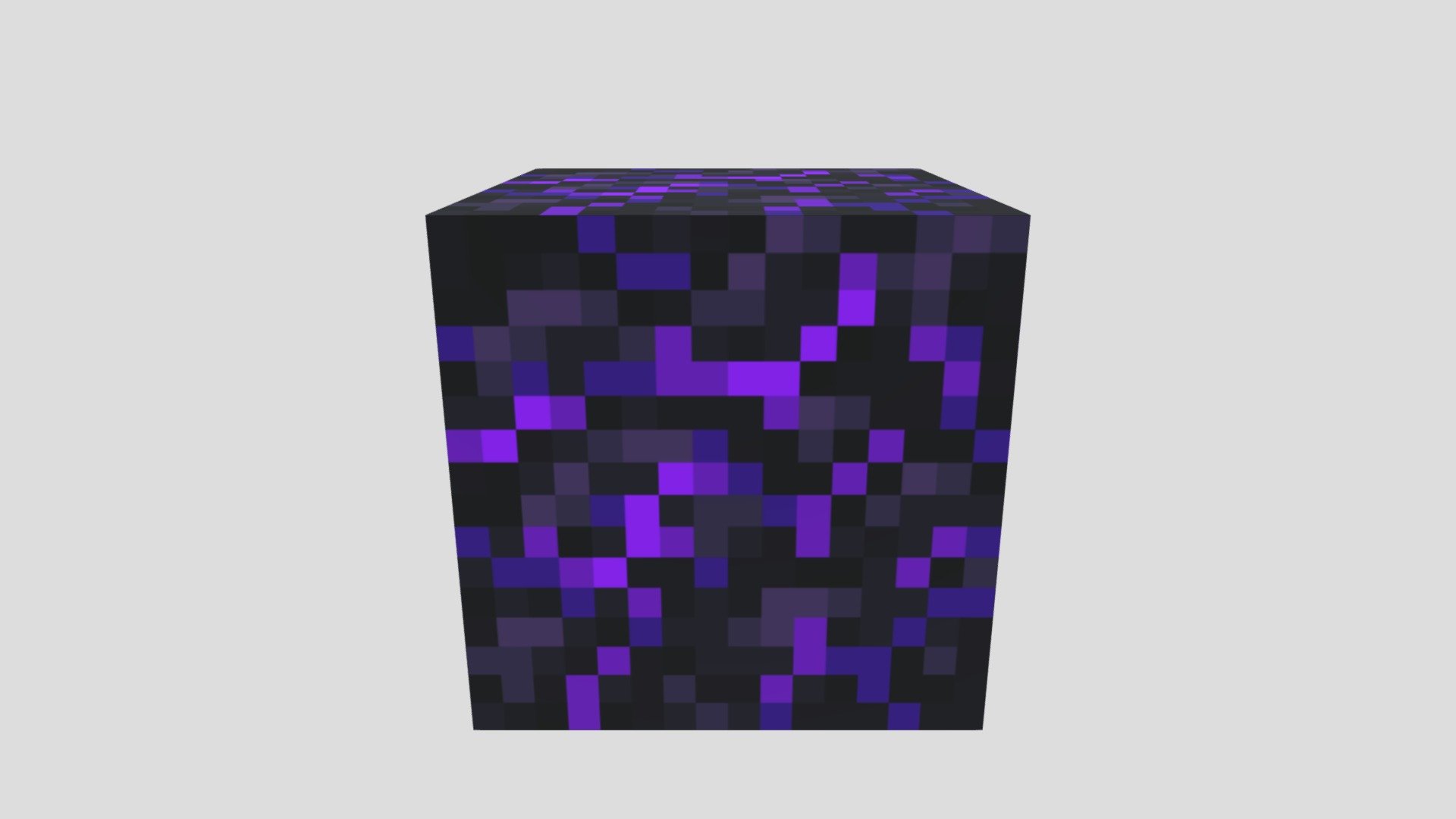 Minecraft Crying Obsidian Download Free 3D model by PuppetShorts