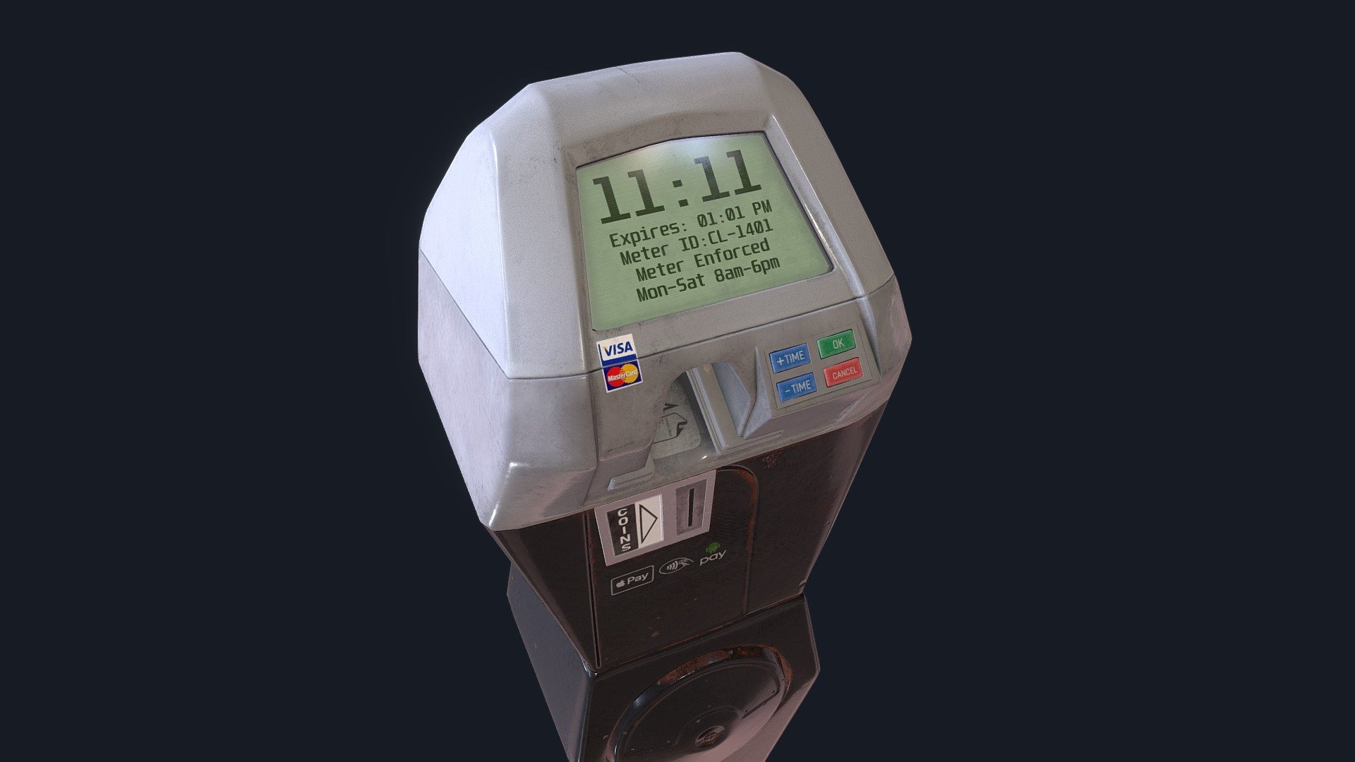 Parking Meter Download Free 3D model by Raphael Escamilla (Raffey