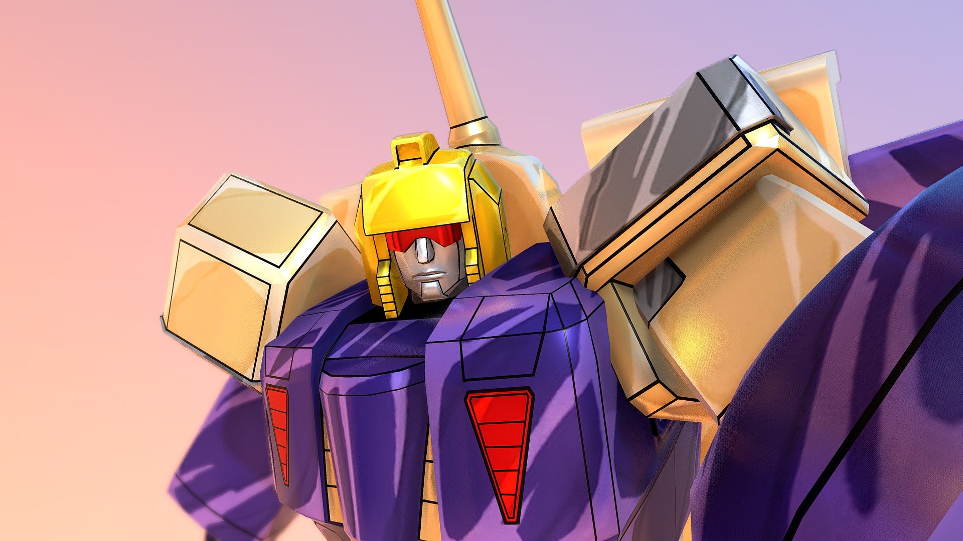 Blitzwing Transformers Devastation Download Free 3D model by