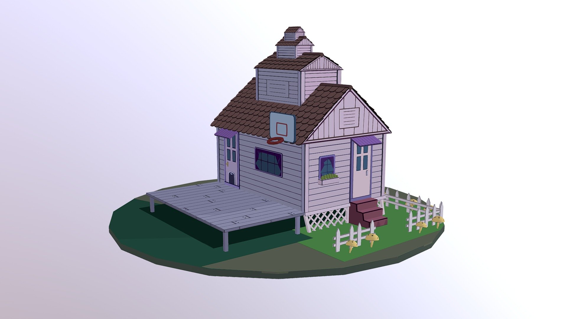 Marceline's house 3D model by Hubert Zapart (draghag) [d2f5827